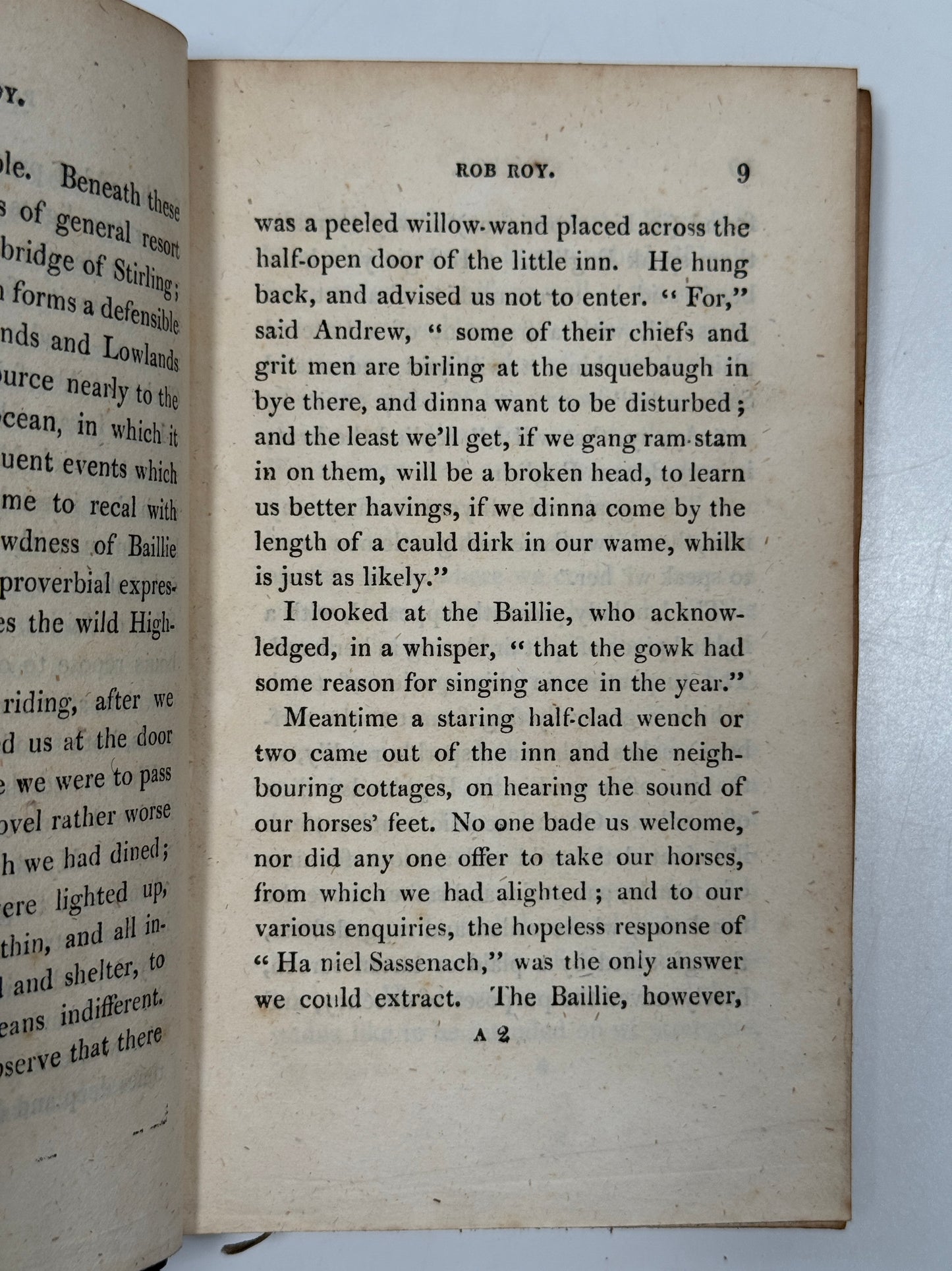 Rob Roy by Sir Walter Scott 1818 Second Edition