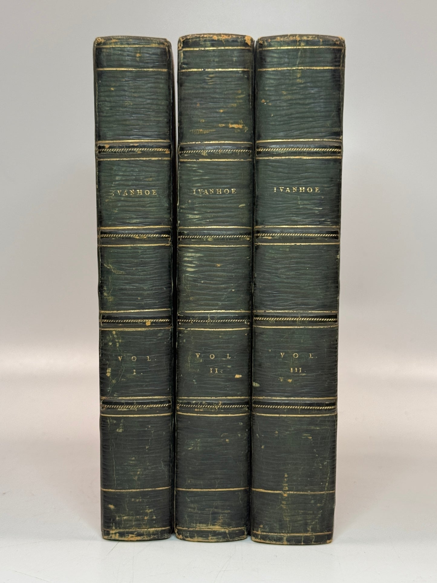 Ivanhoe by Walter Scott 1820 First Edition in Contemporary Bindings