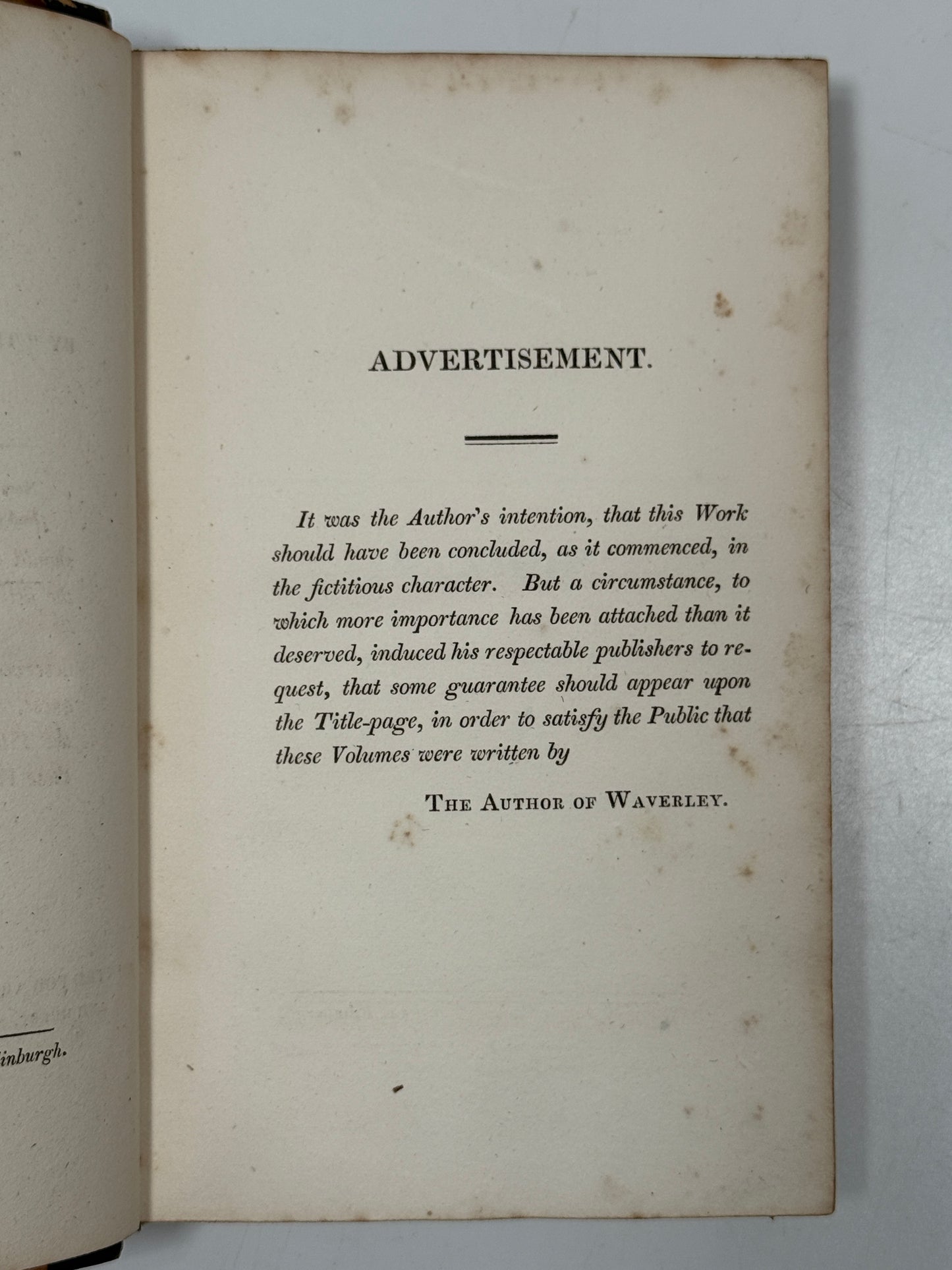 Ivanhoe by Walter Scott 1820 First Edition in Contemporary Bindings