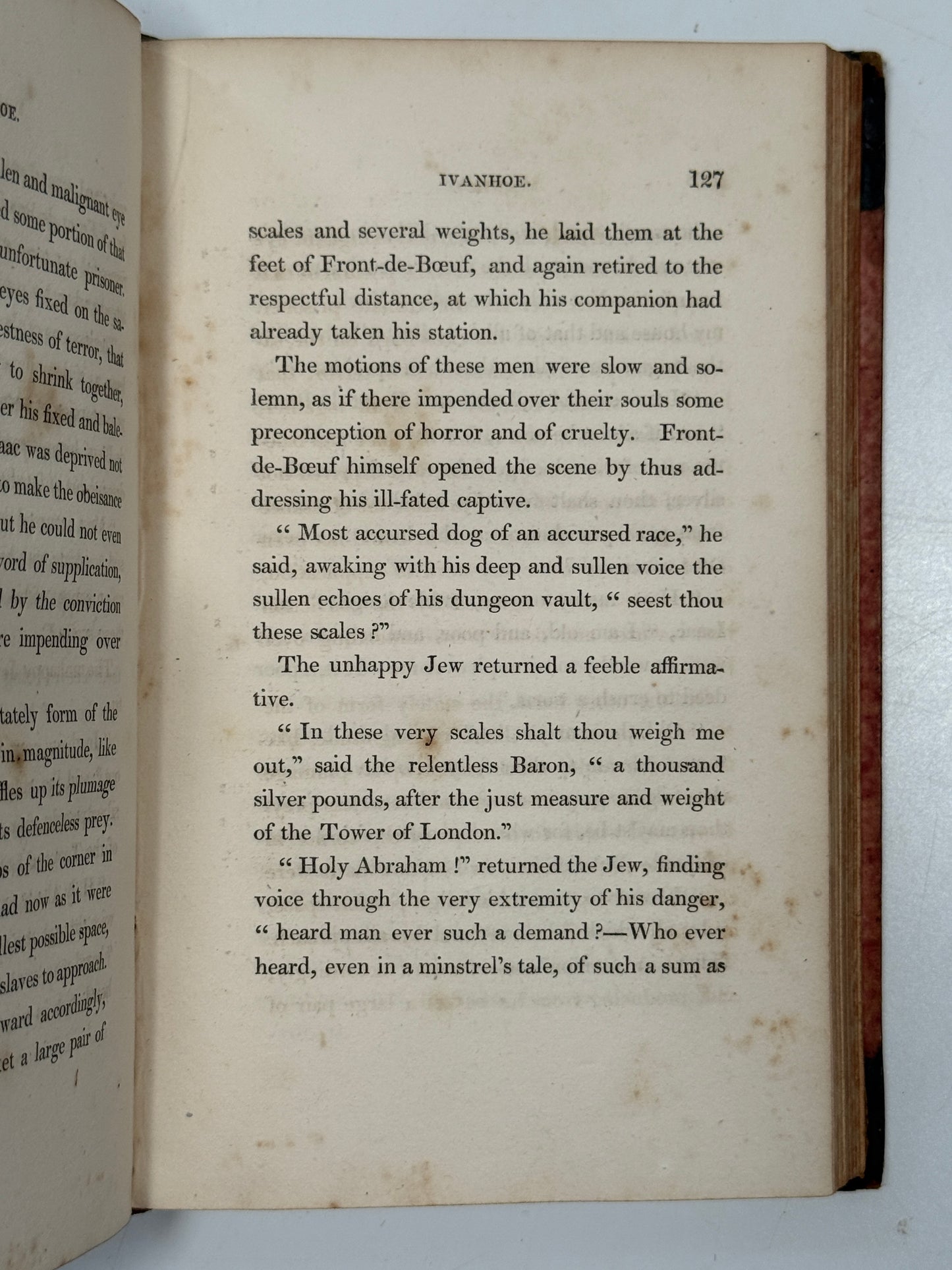 Ivanhoe by Walter Scott 1820 First Edition in Contemporary Bindings