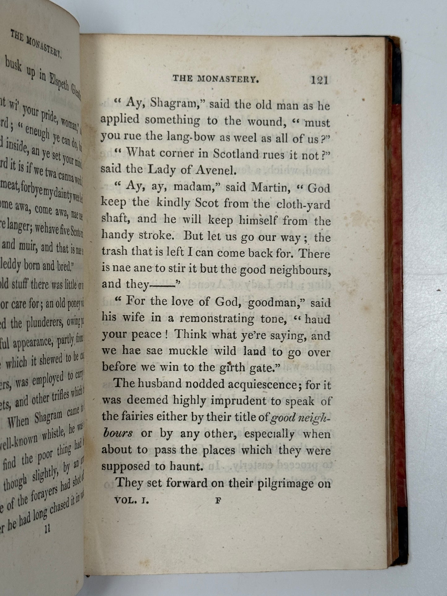 The Monastery, a Romance by Walter Scott 1820 First Edition