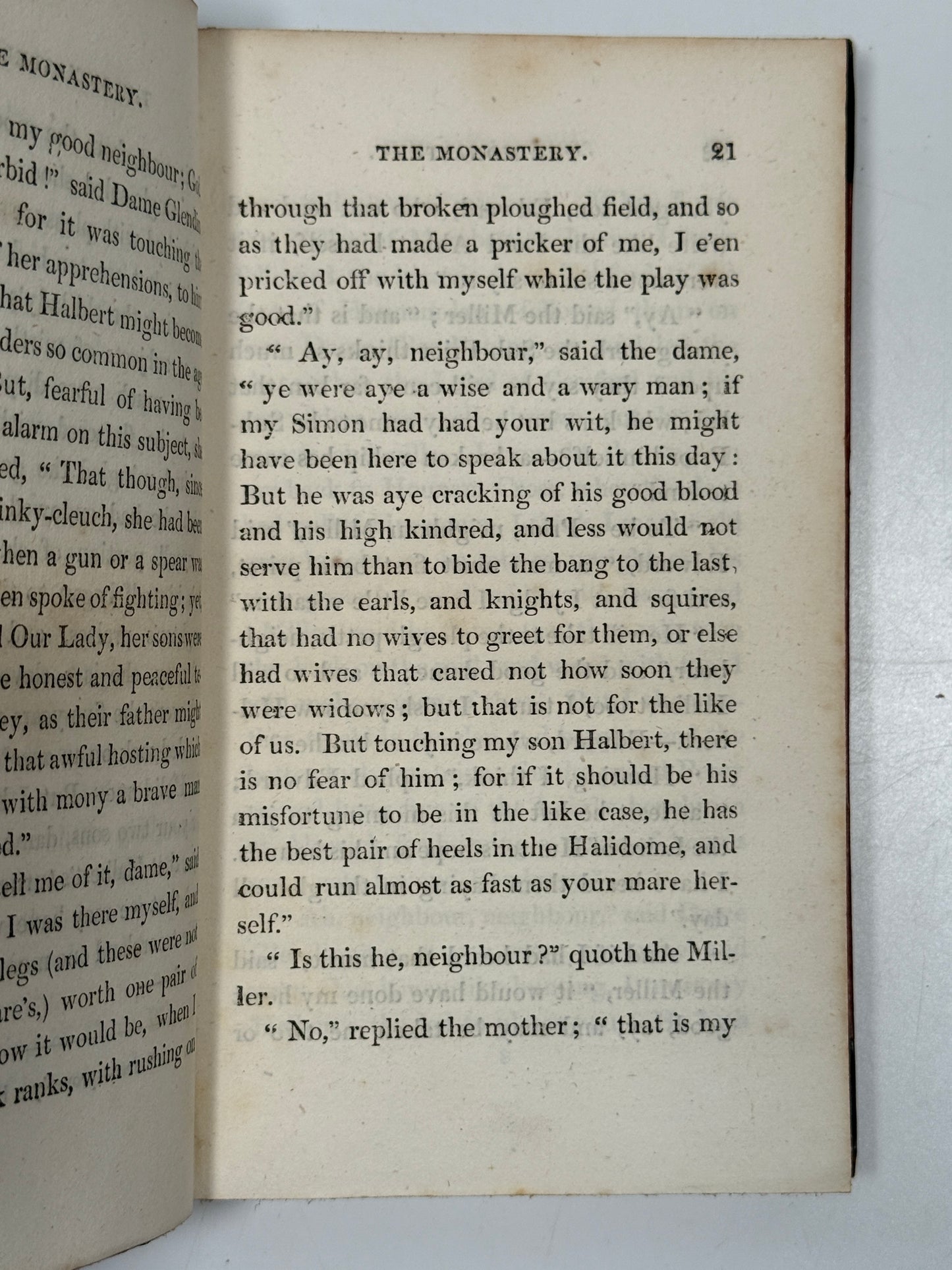The Monastery, a Romance by Walter Scott 1820 First Edition