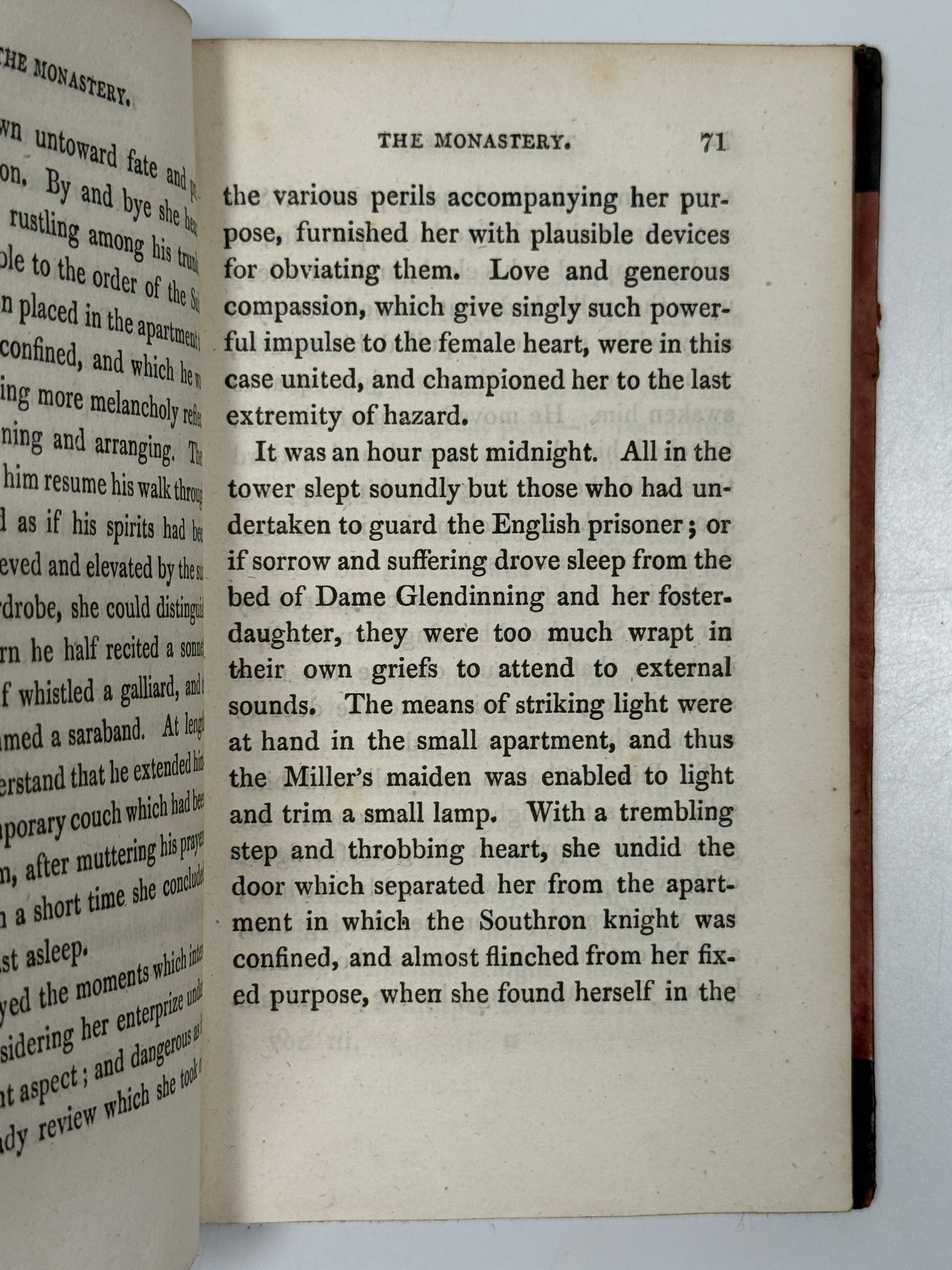 The Monastery, a Romance by Walter Scott 1820 First Edition