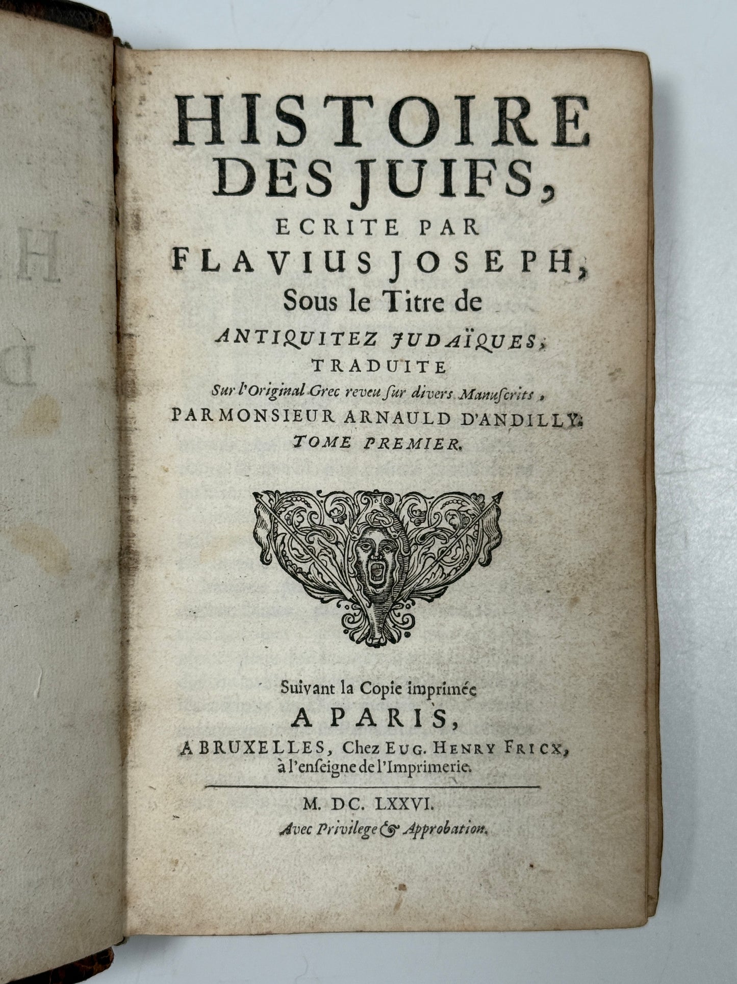 History of the Jews 1676 Josephus