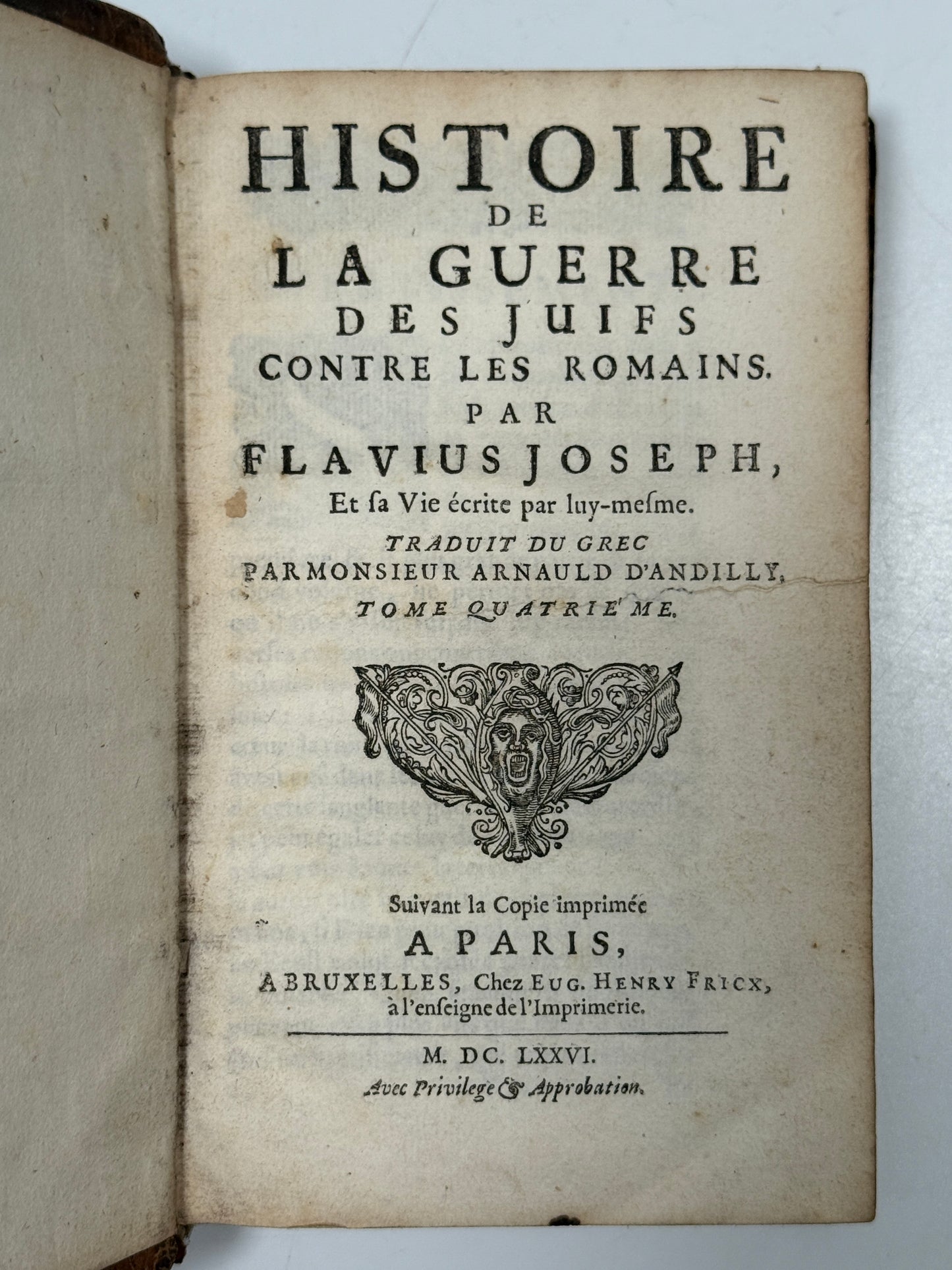 History of the Jews 1676 Josephus
