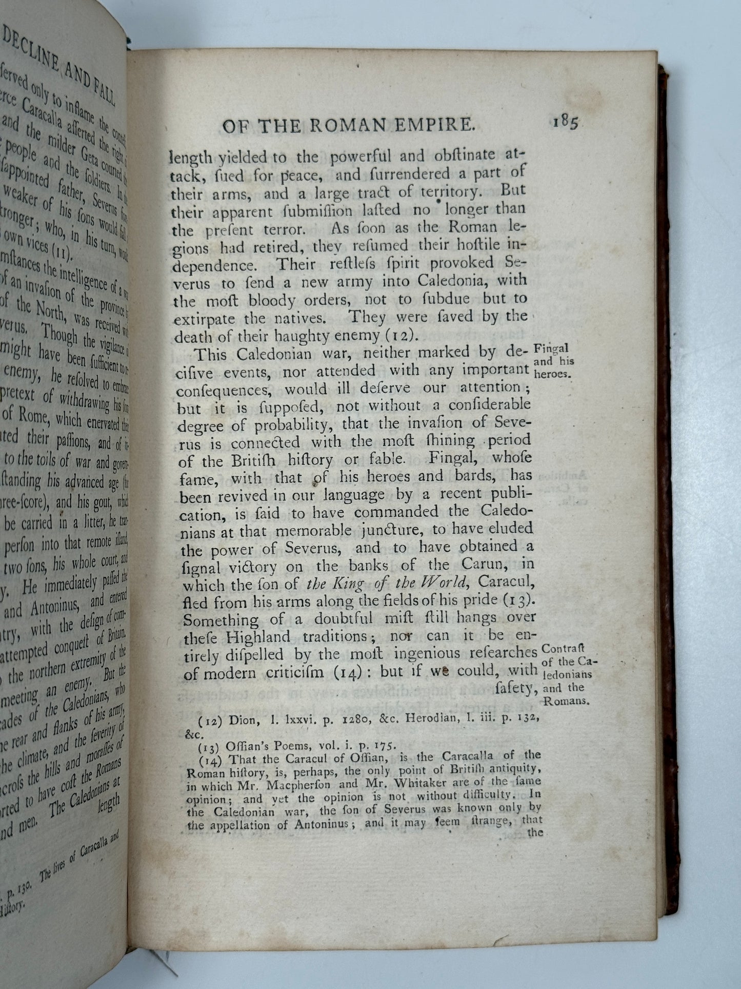 Decline and Fall of the Roman Empire by Edward Gibbon 1777 First Edition Thus