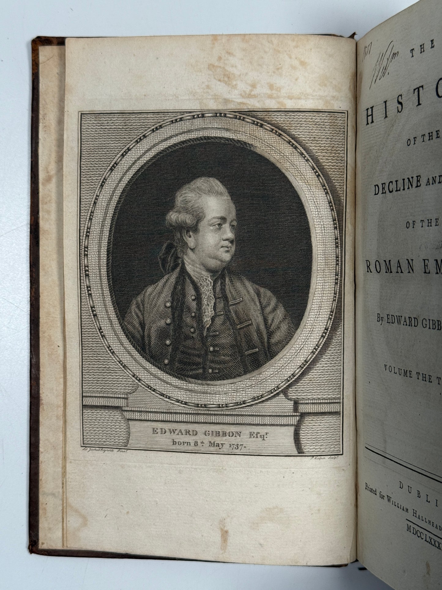 Decline and Fall of the Roman Empire by Edward Gibbon 1777 First Edition Thus