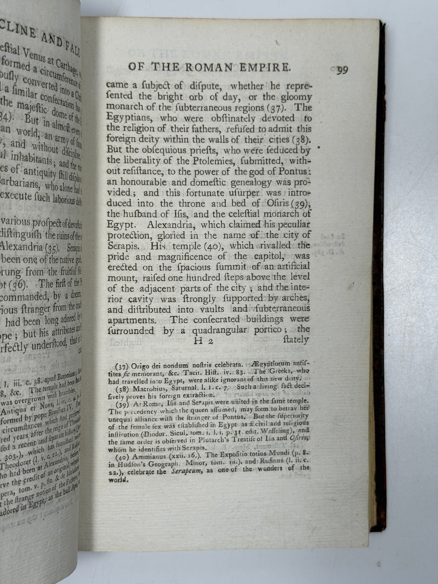 Decline and Fall of the Roman Empire by Edward Gibbon 1777 First Edition Thus