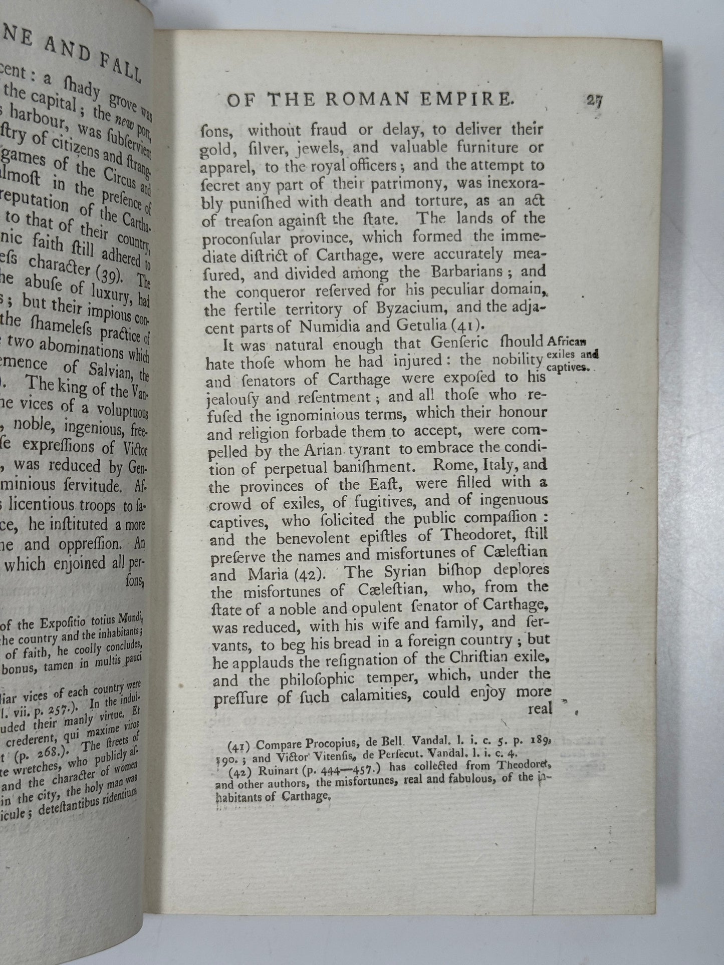 Decline and Fall of the Roman Empire by Edward Gibbon 1777 First Edition Thus