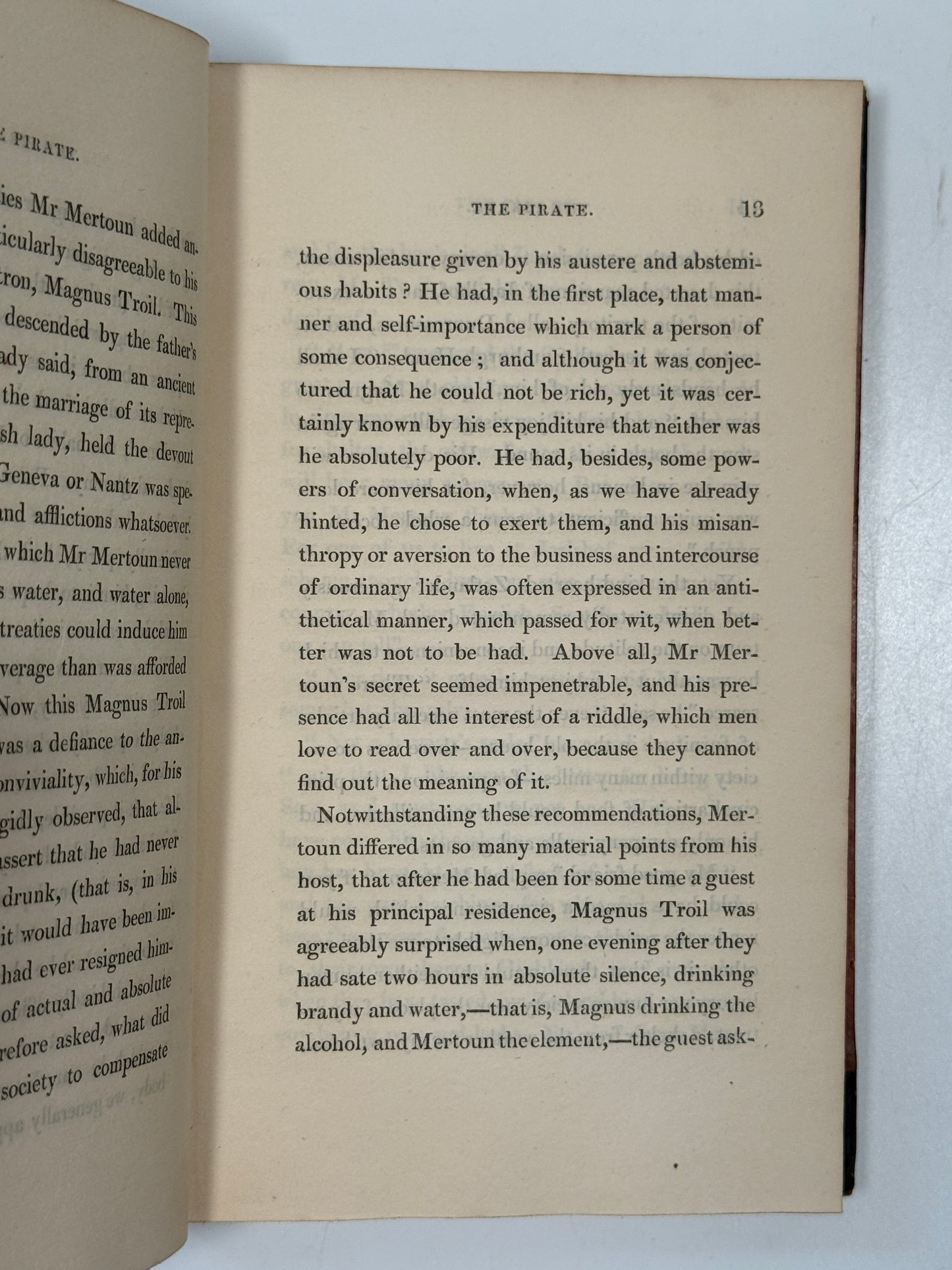 The Pirate by Sir Walter Scott 1822 First Edition