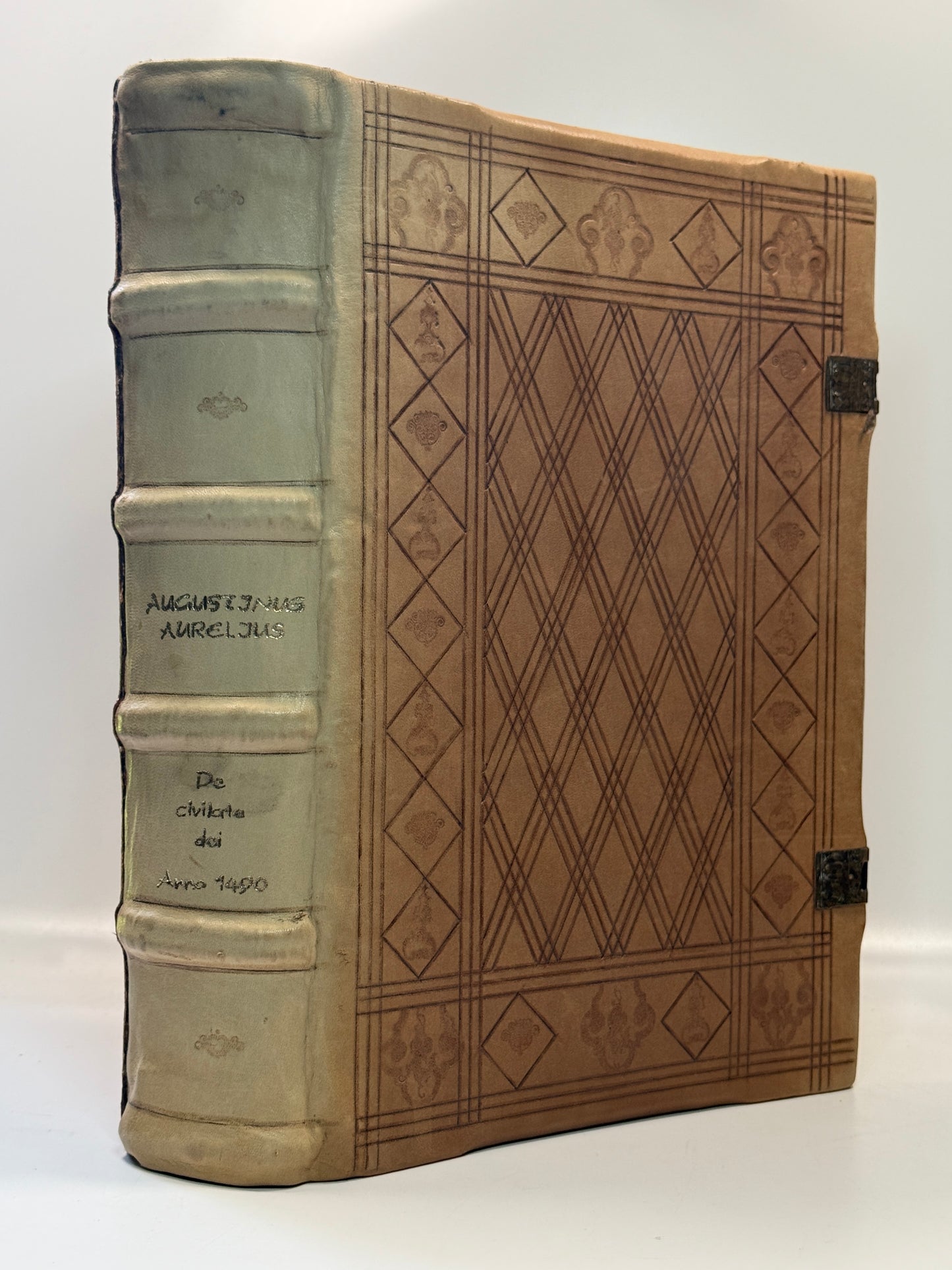 St. Augustine's De Civitate Dei and De Trinitate 1490 Amberbach