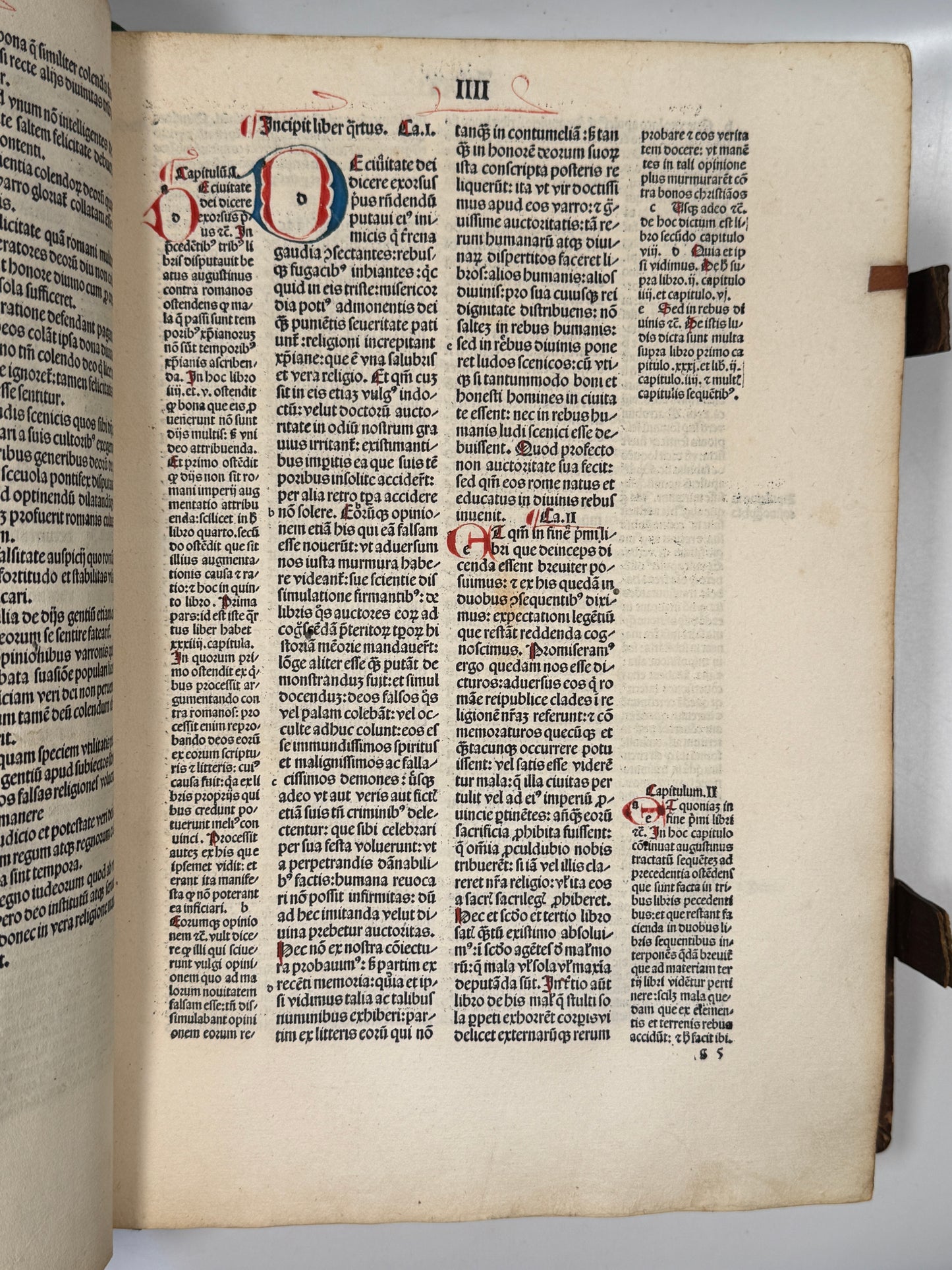 St. Augustine's De Civitate Dei and De Trinitate 1490 Amberbach