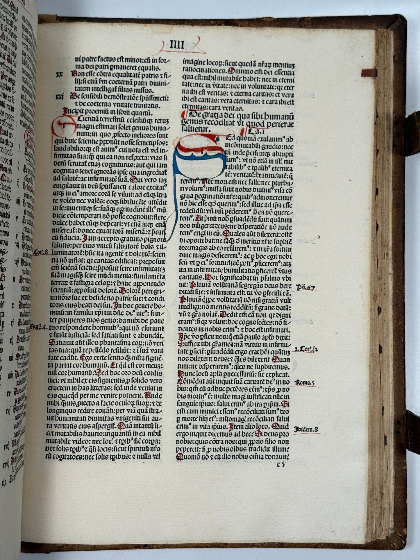 St. Augustine's De Civitate Dei and De Trinitate 1490 Amberbach