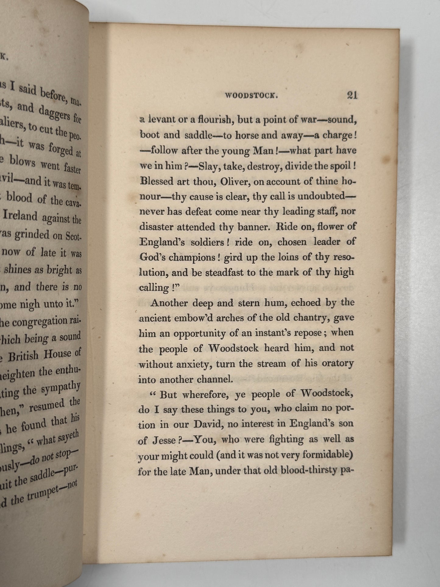 Woodstock by Sir Walter Scott 1826 First Edition