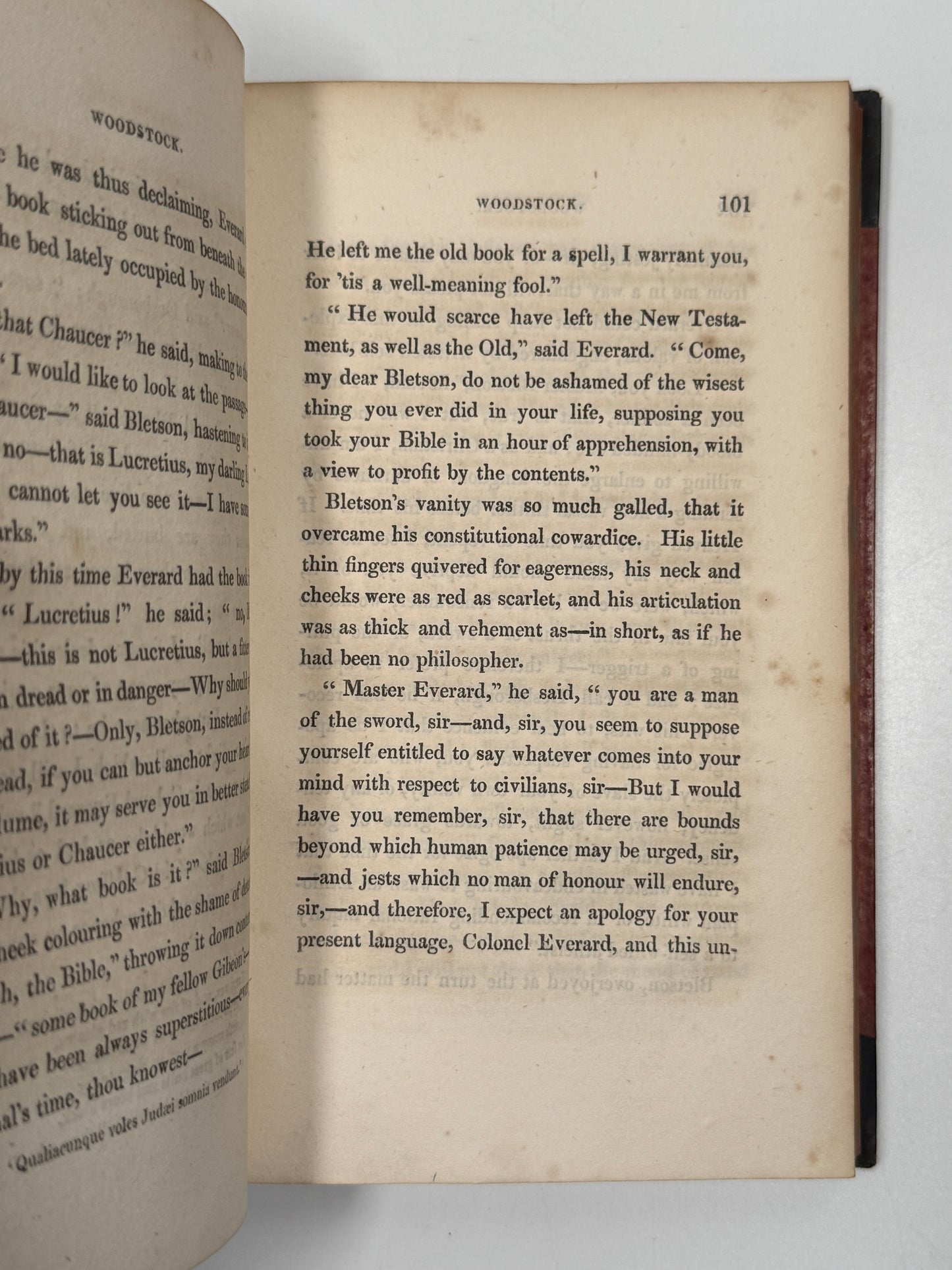 Woodstock by Sir Walter Scott 1826 First Edition