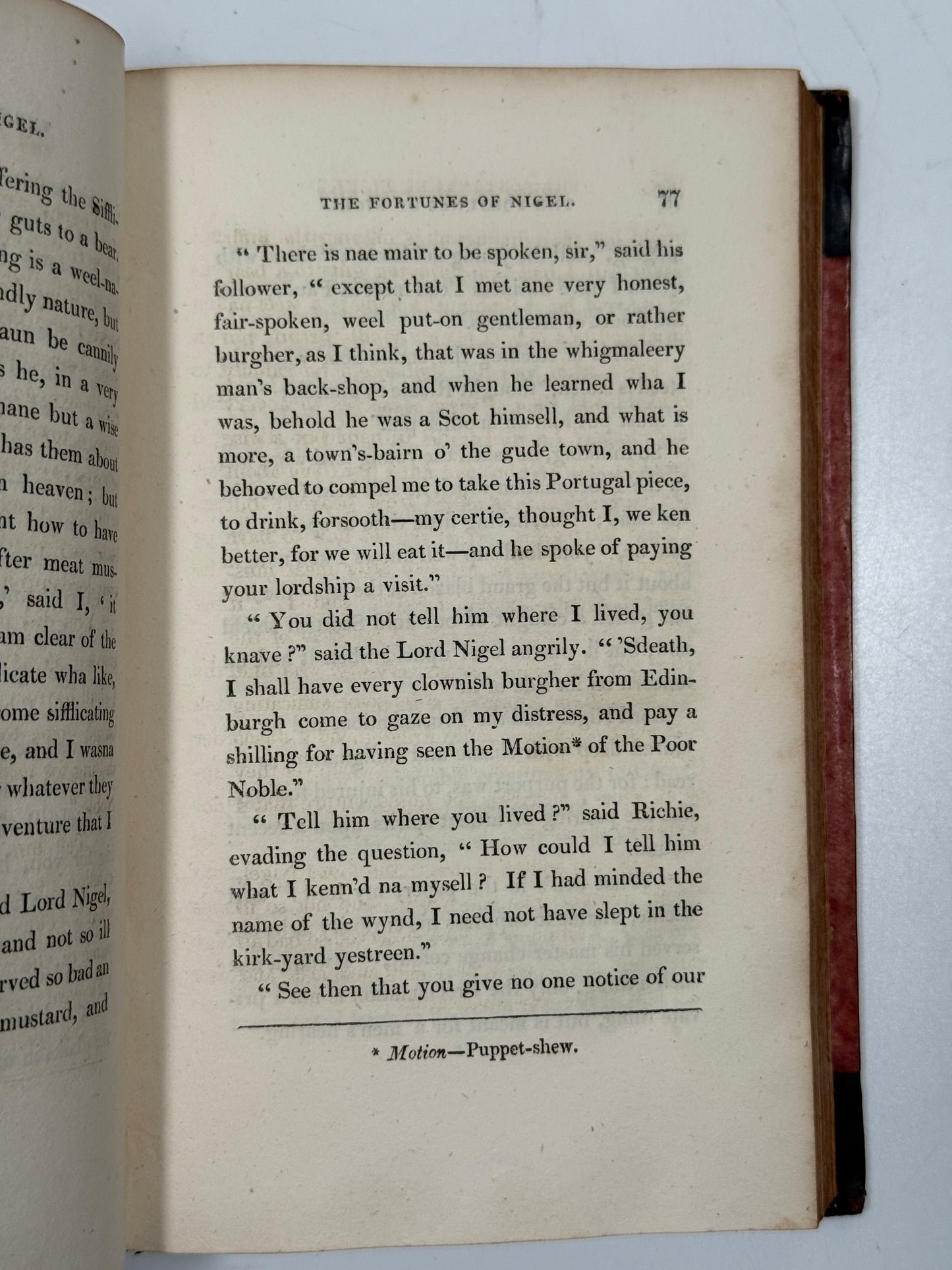 The Fortunes of Nigel by Walter Scott 1822 First Edition