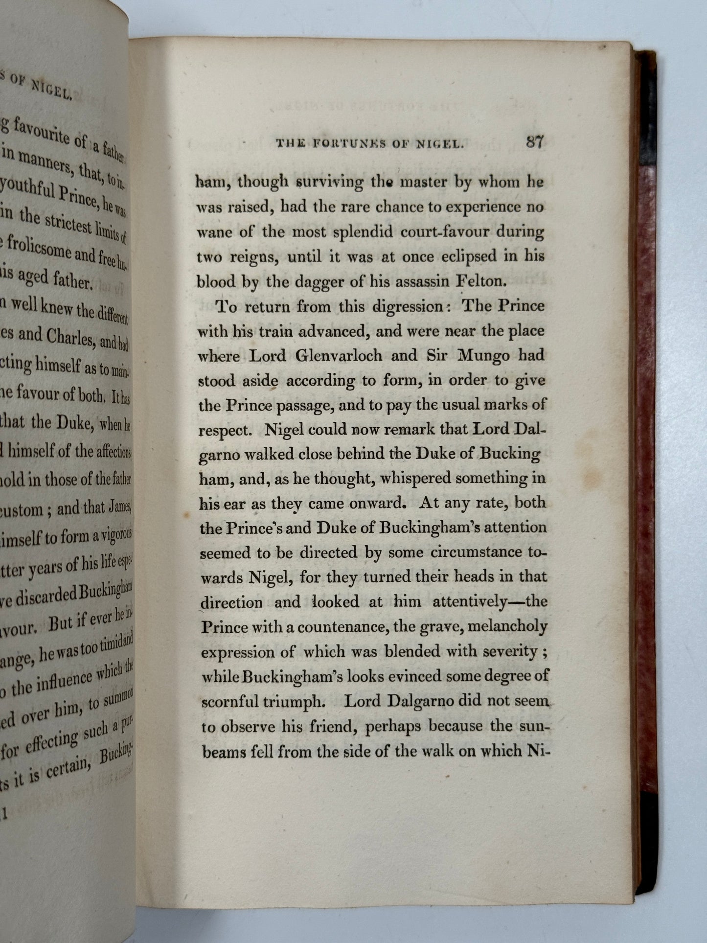 The Fortunes of Nigel by Walter Scott 1822 First Edition