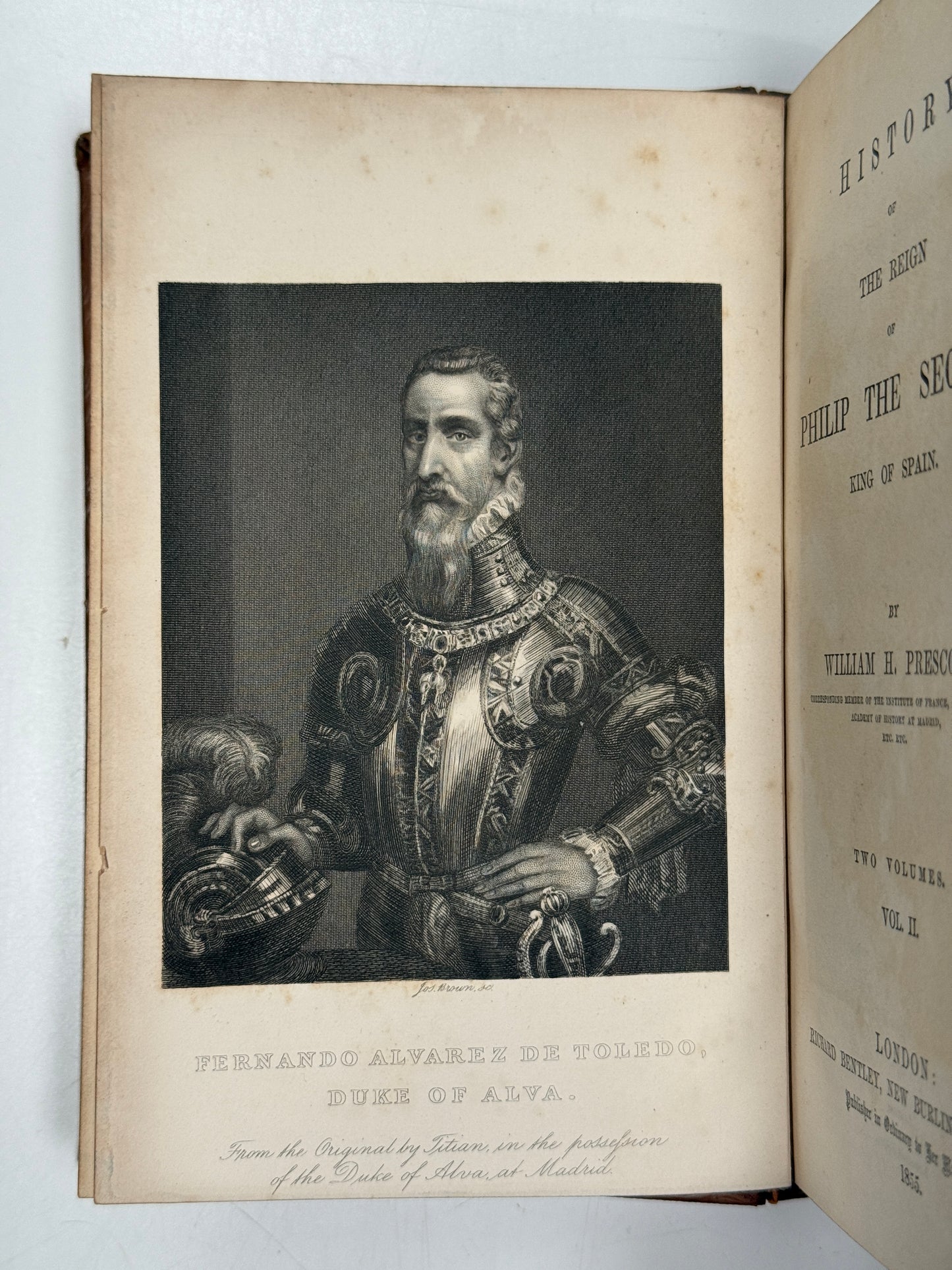 The History of the Reign of Philip the Second 1855