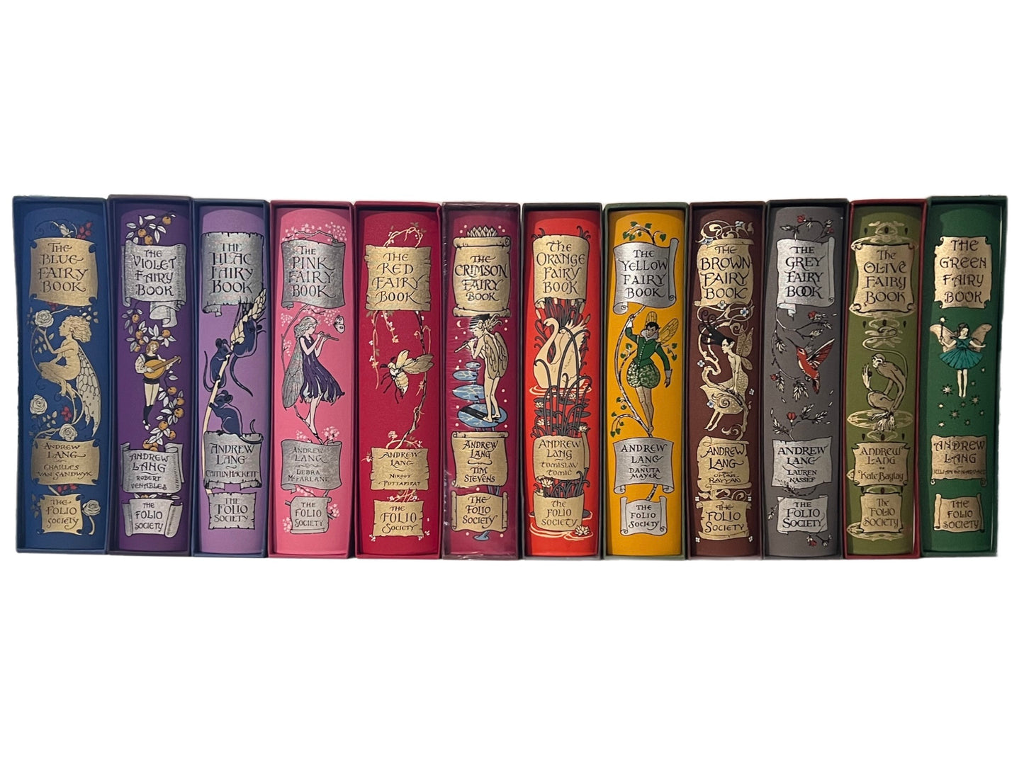 The Andrew Lang Fairy Books; Folio Society 12vols