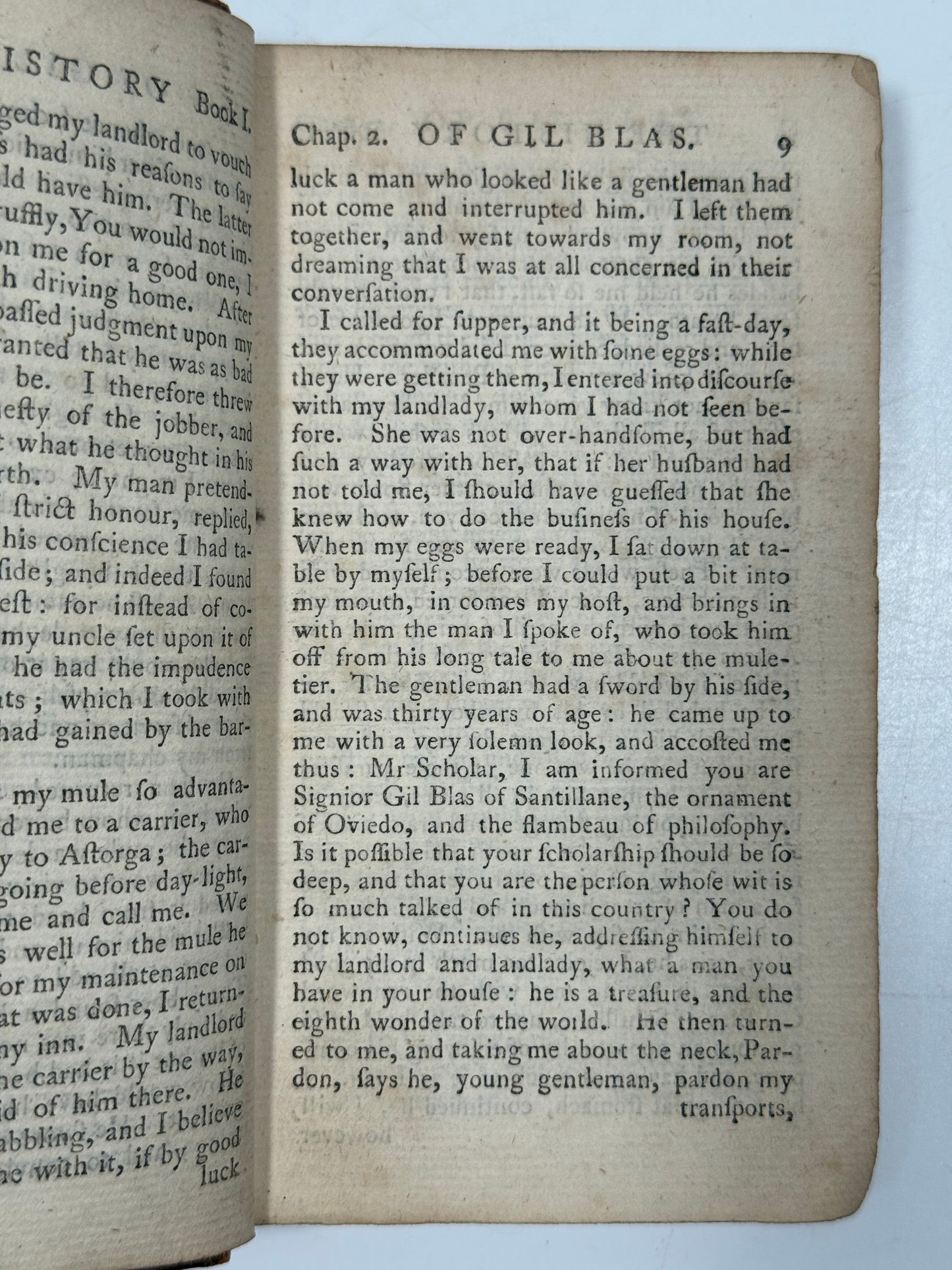 The History and Adventures of Gil Blas 1764