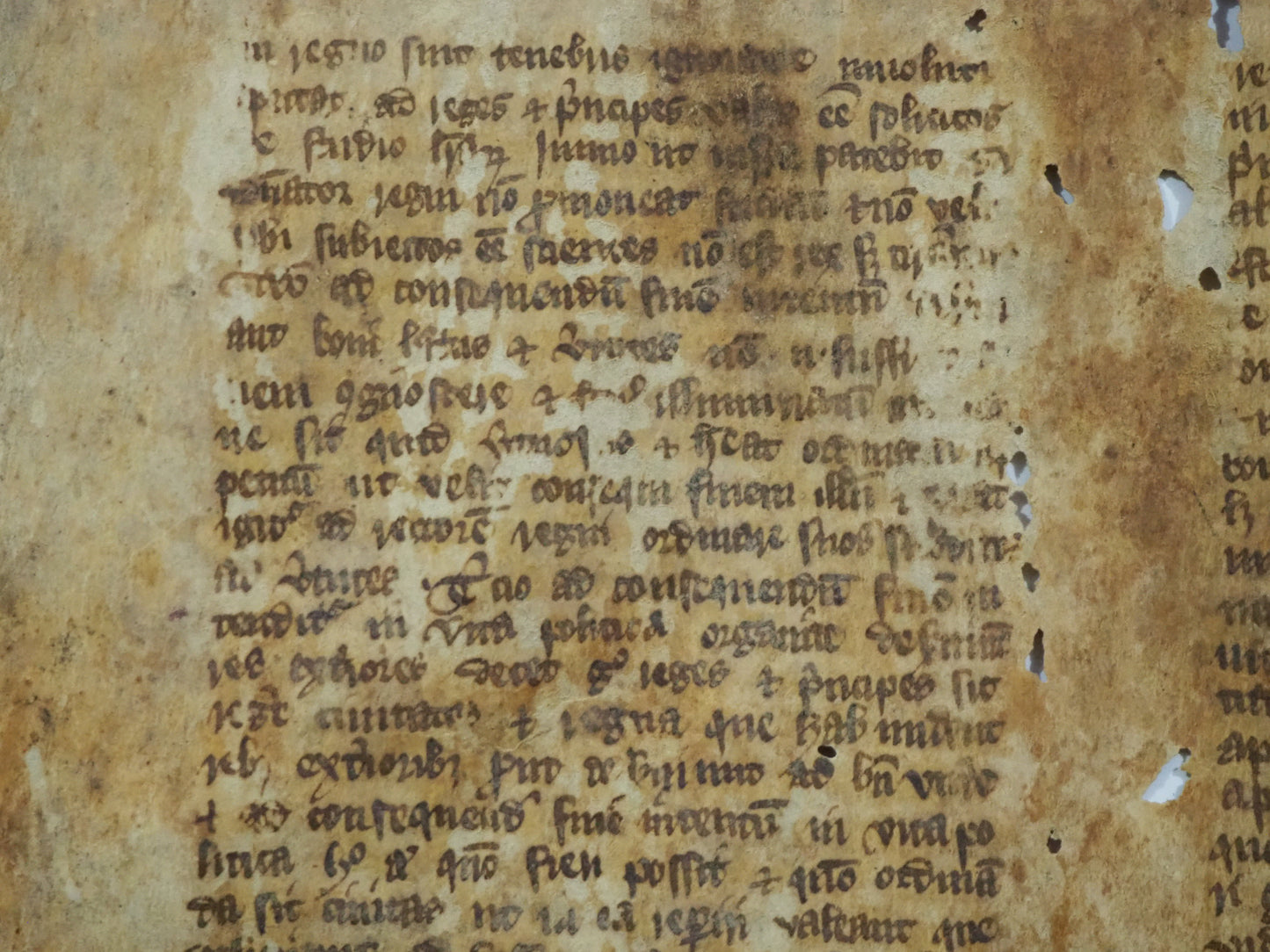 De regimine principum by Giles of Rome, c.1350-1400 Manuscript Bifolium