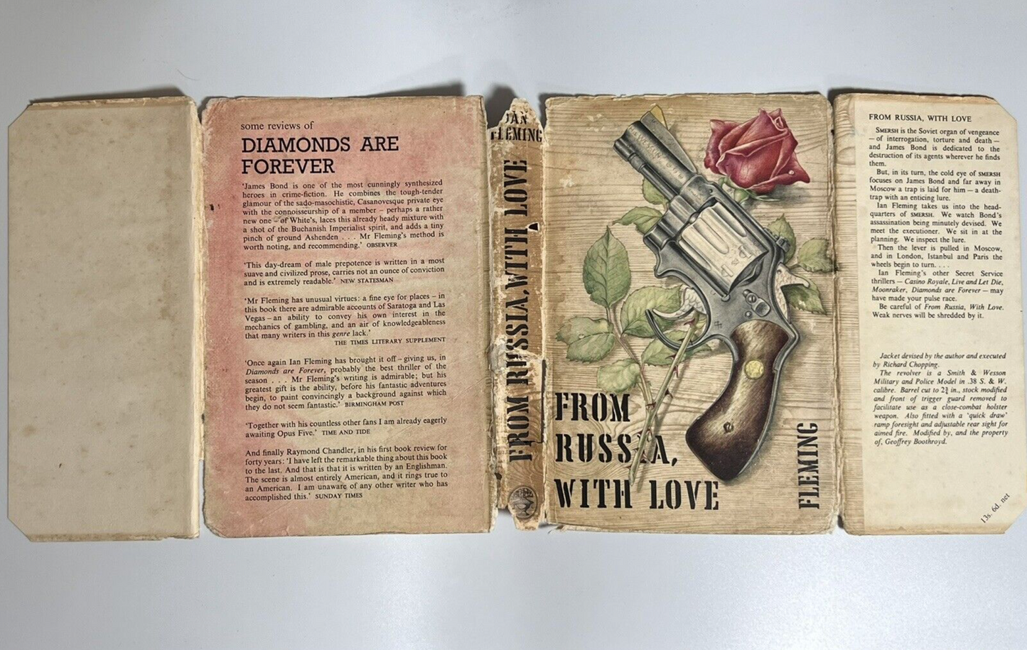 From Russia with Love by Ian Fleming 1957 First Edition First Impression with Original Dust Jacket