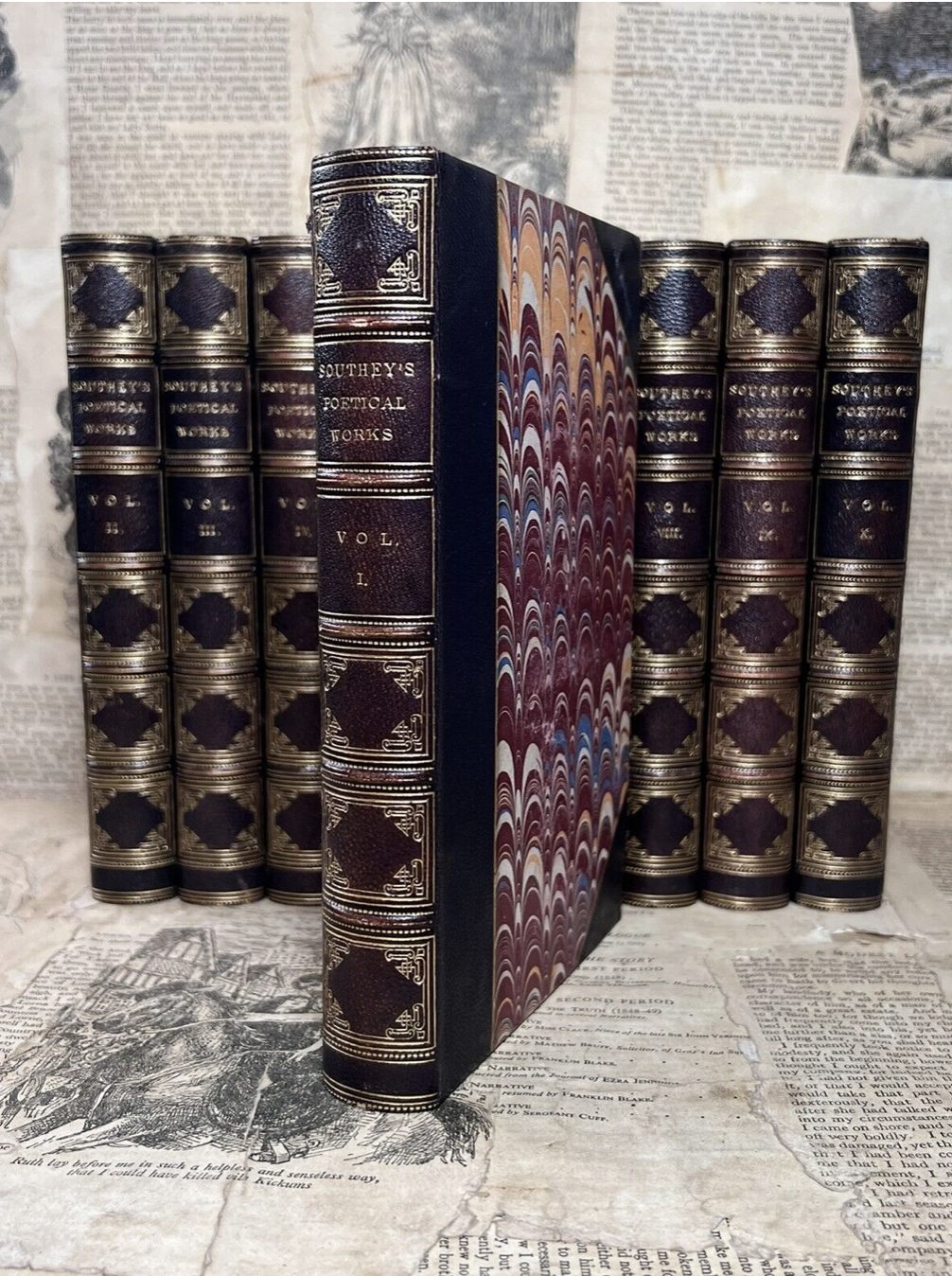 Poetical Works of Robert Southey 1866 Limited to 47/100