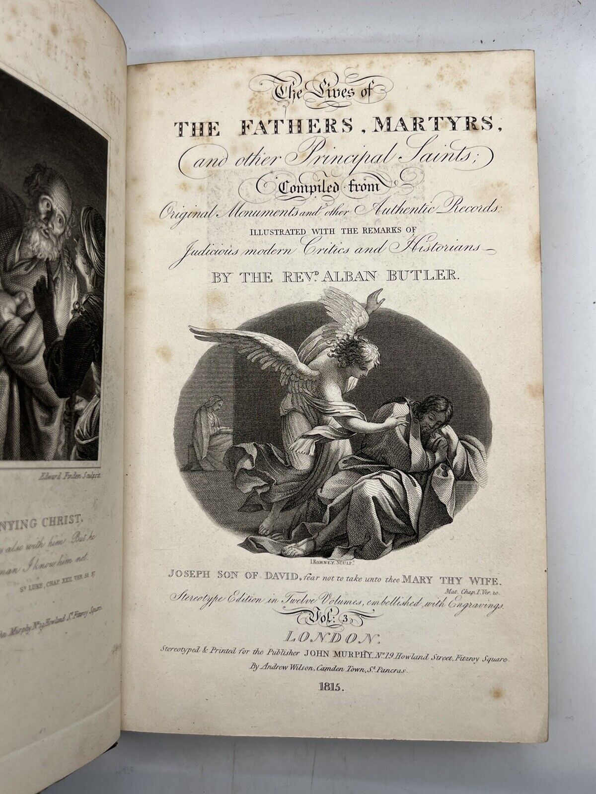 Butler's Lives of the Fathers, Martyrs, and Saints 1854