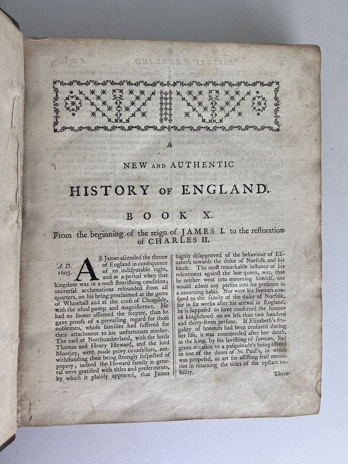 The History of England by Hugh Clarendon c.1768