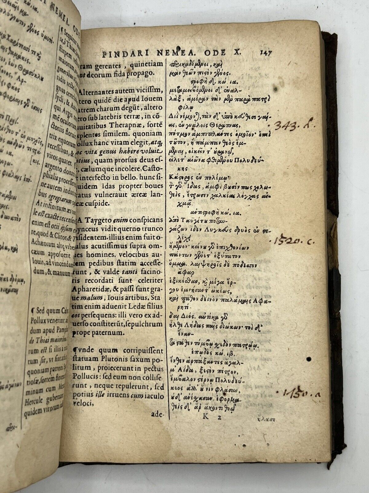 Pindar's Odes 1598 - with Sappho, Anacreon, etc .