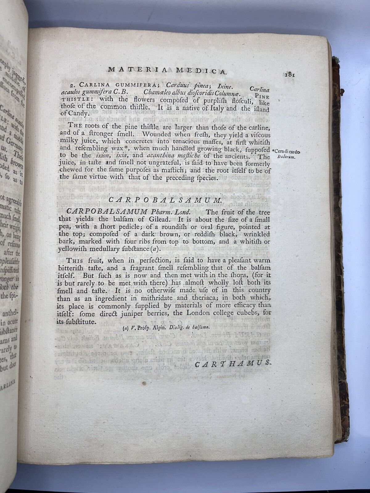 An Experimental History of the Materia Medica 1761 First Edition