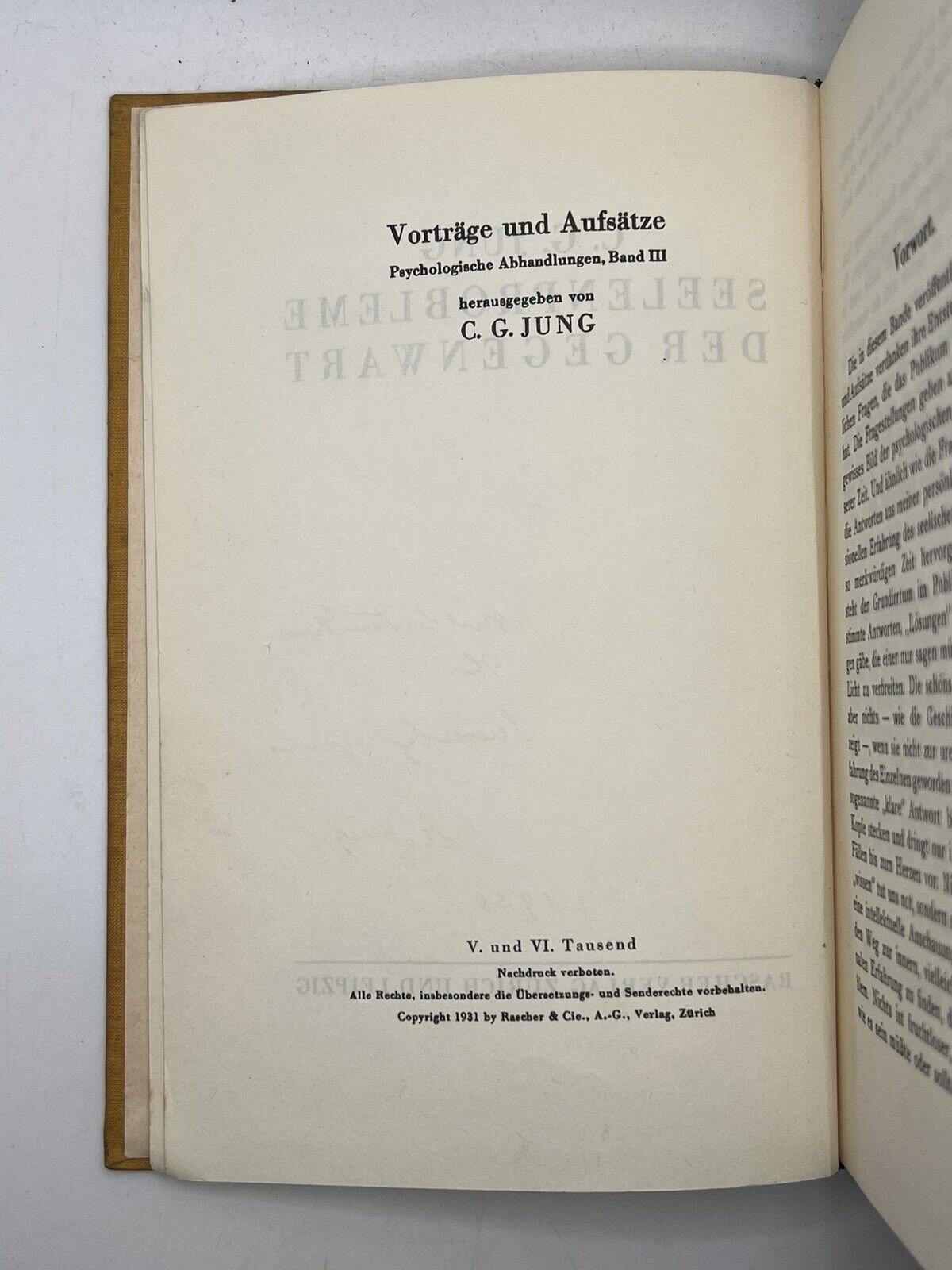 Modern Man in Search of a Soul by C.G. Jung 1934 Signed By Carl Jung