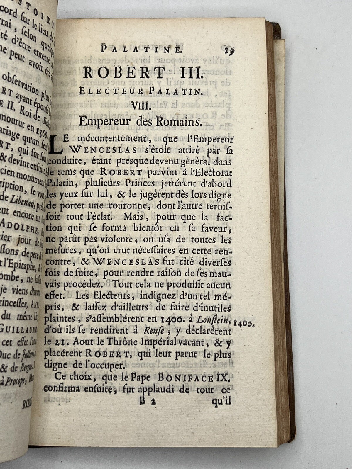 An Abridged History of the Palatine House by Abbé Schannat 1740