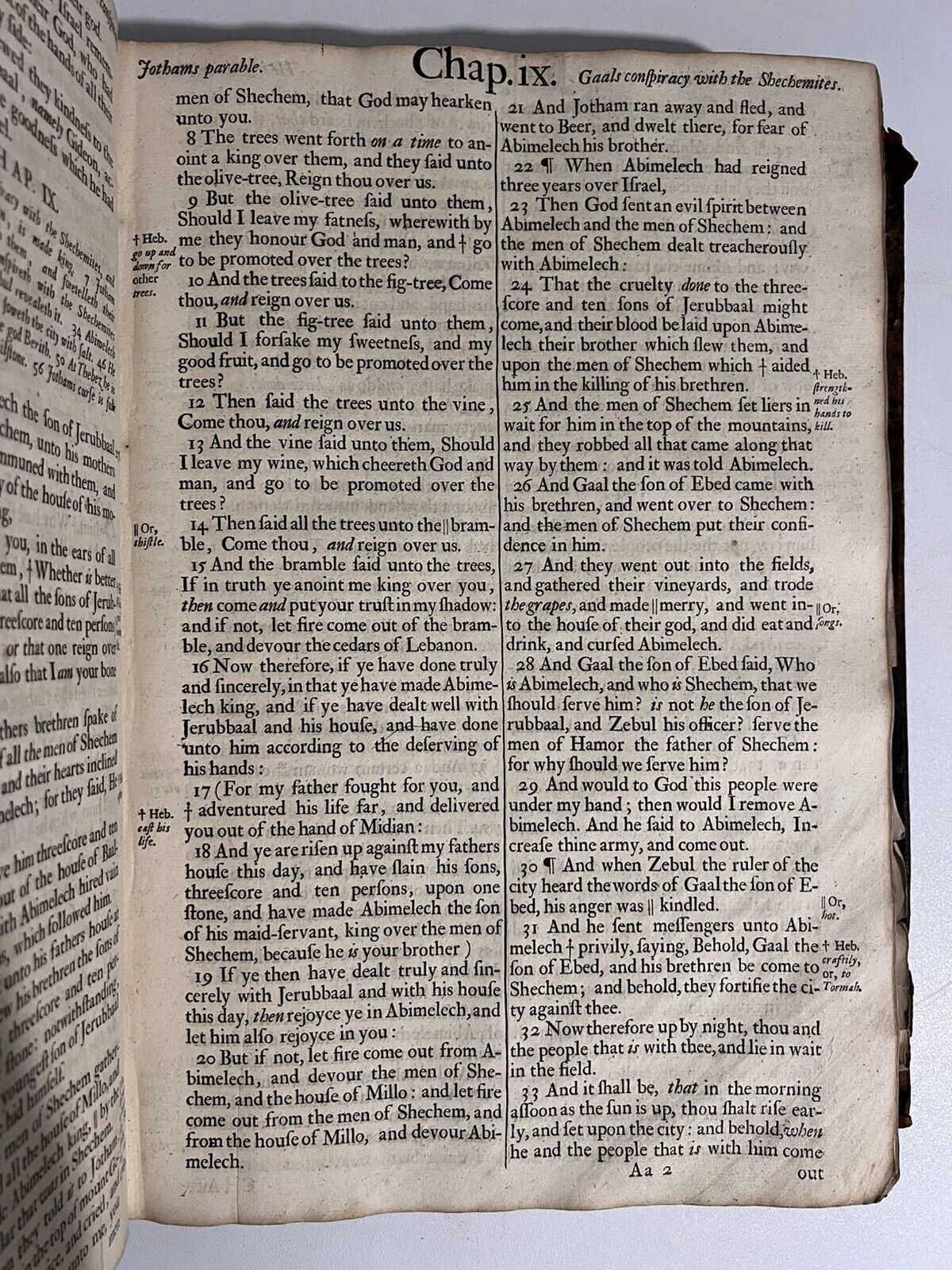 Antique King James Bible 1685