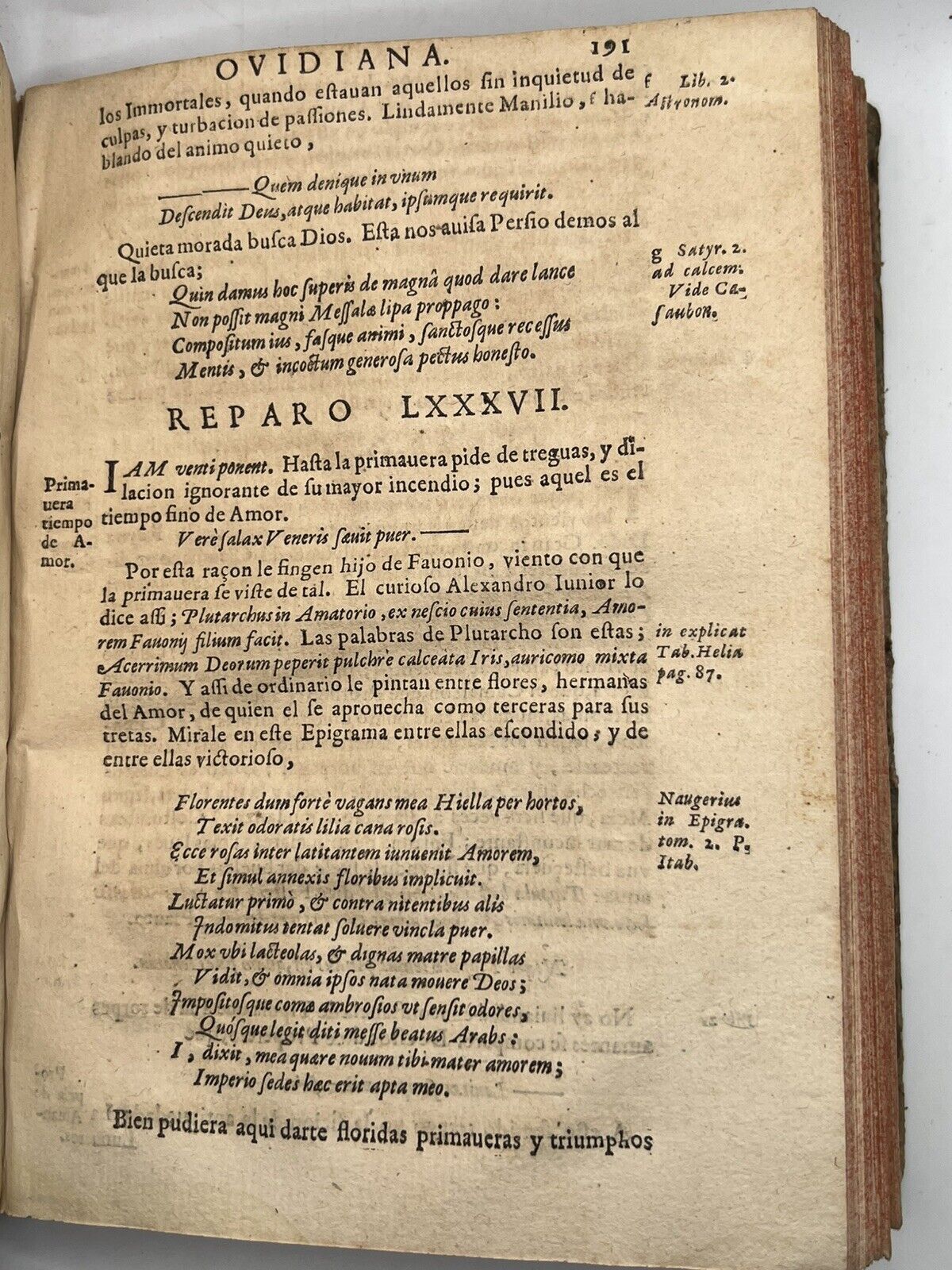 Ovid's Heroides 1628 Sebastian de Matienzo Commentary
