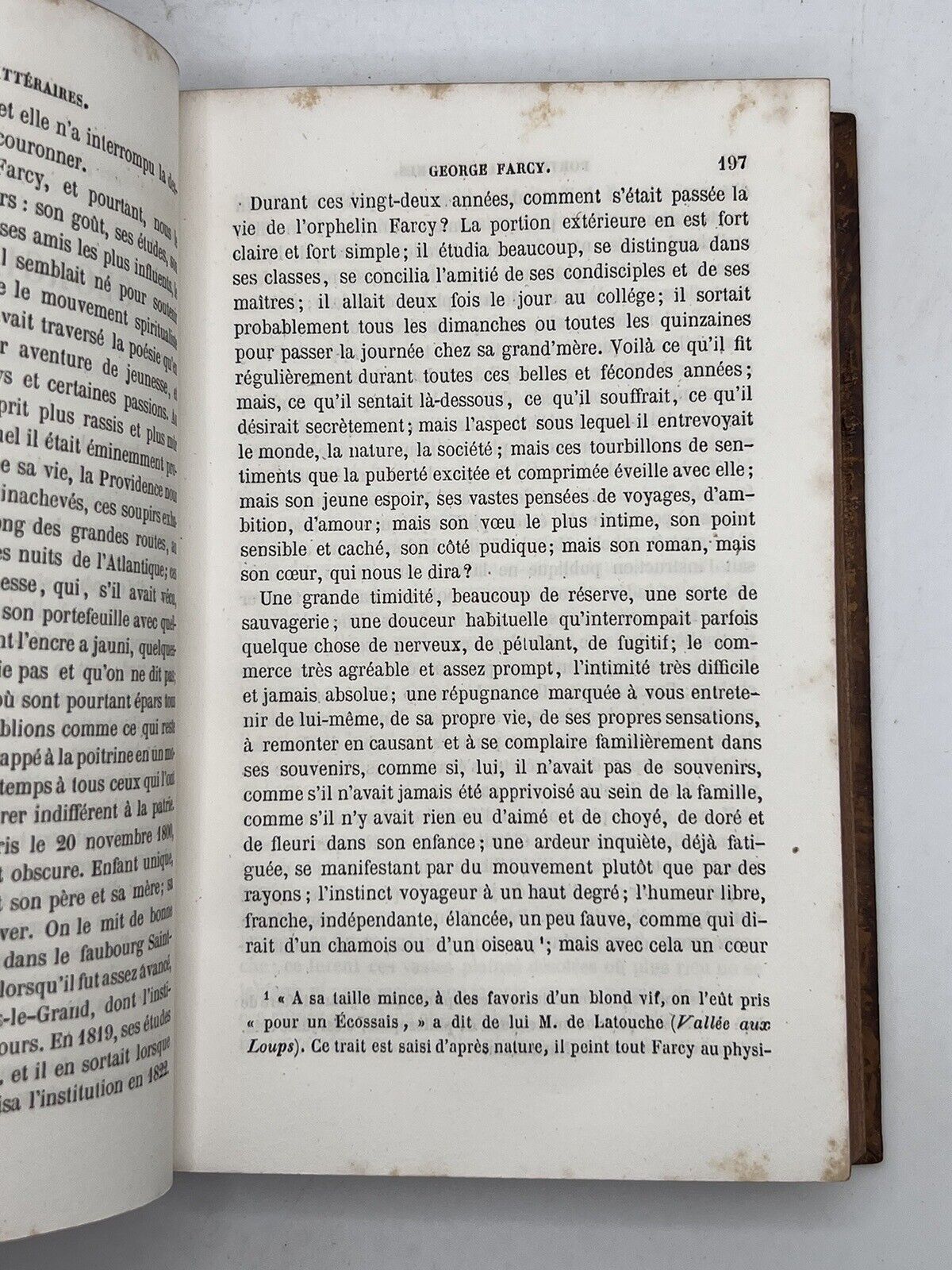 Literary Portraits by C. A. Sainte-Beuve 1844