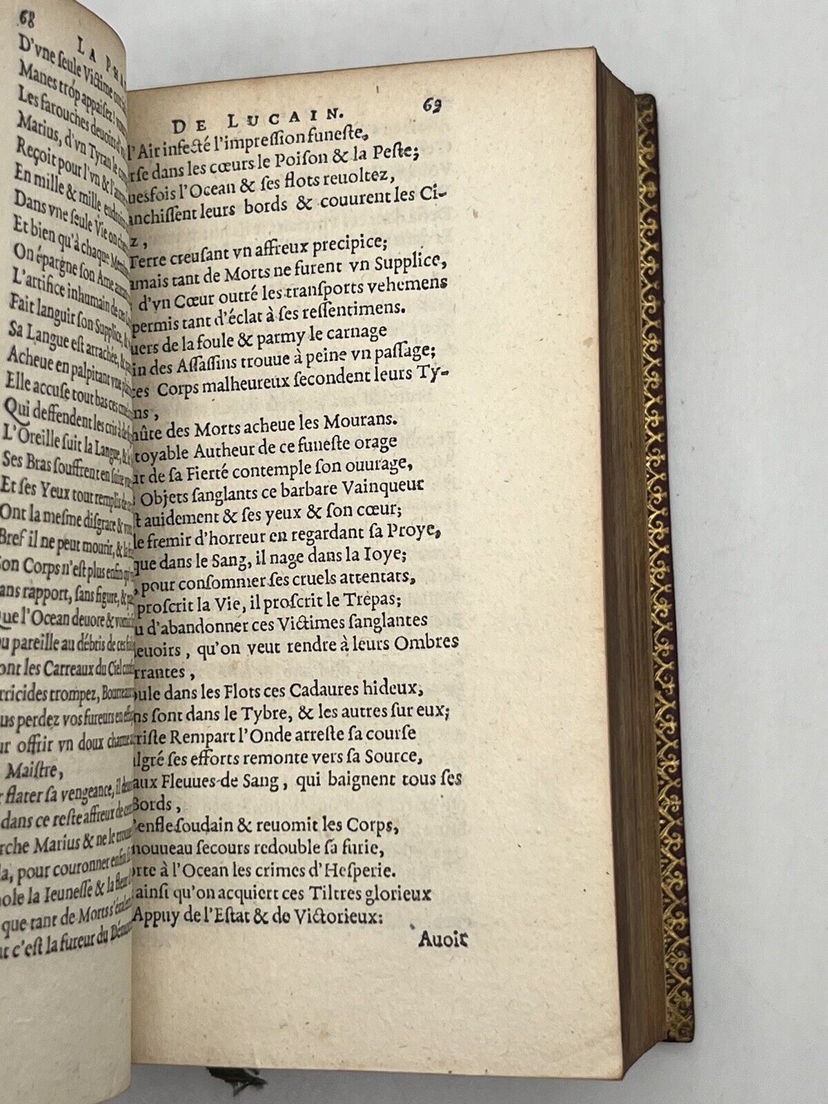 The Pharsalia by Lucan 1658