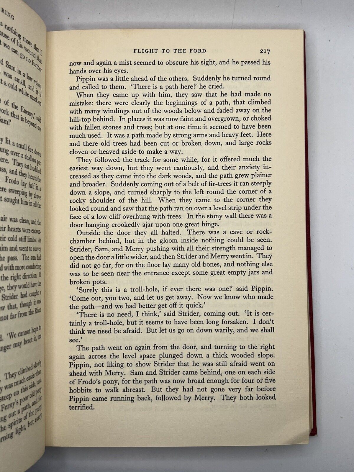 The Fellowship of the Ring by J.R.R. Tolkien 1954 First Edition Second Impression