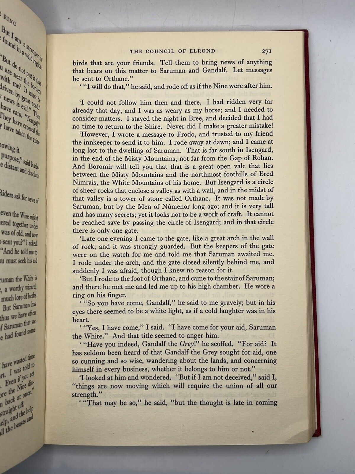 The Fellowship of the Ring by J.R.R. Tolkien 1954 First Edition Second Impression