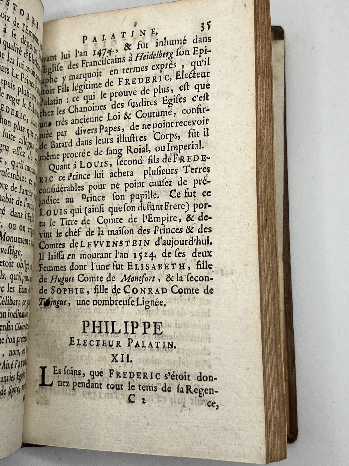 An Abridged History of the Palatine House by Abbé Schannat 1740