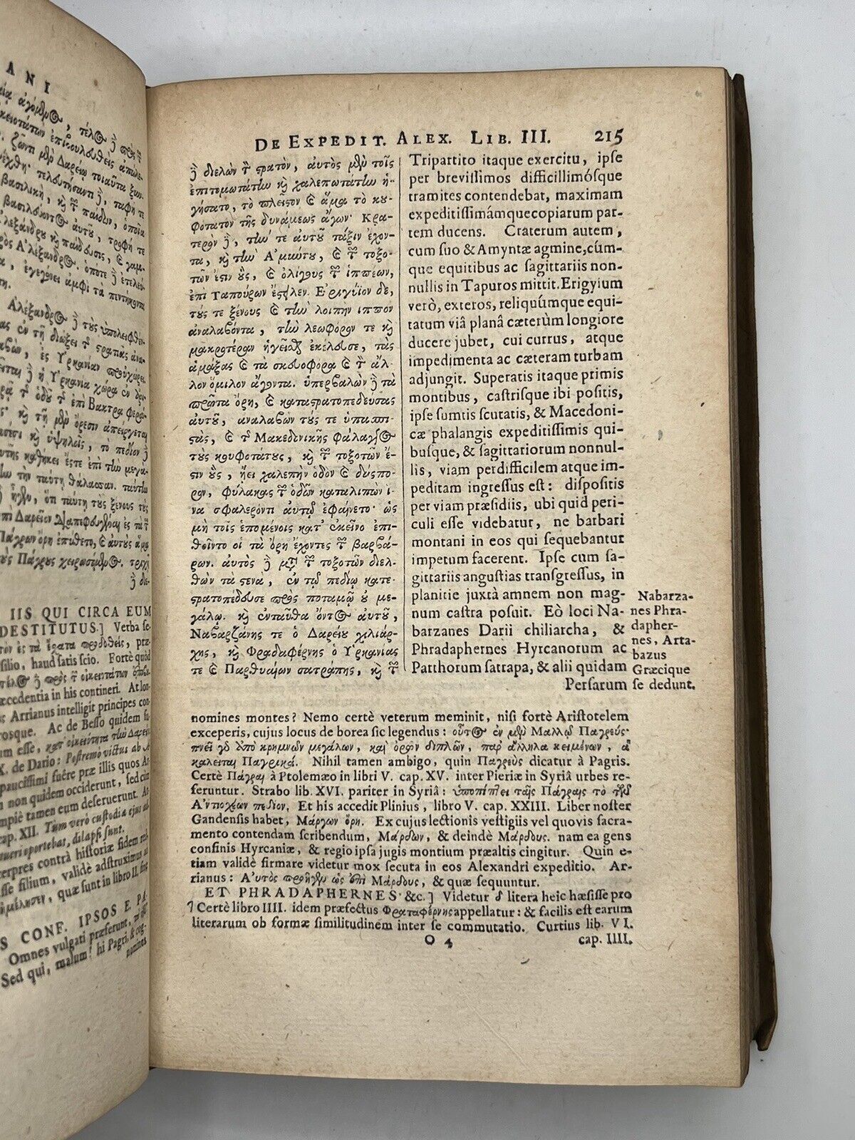 Arrian's History of Alexander the Great 1668 Blancard's Edition