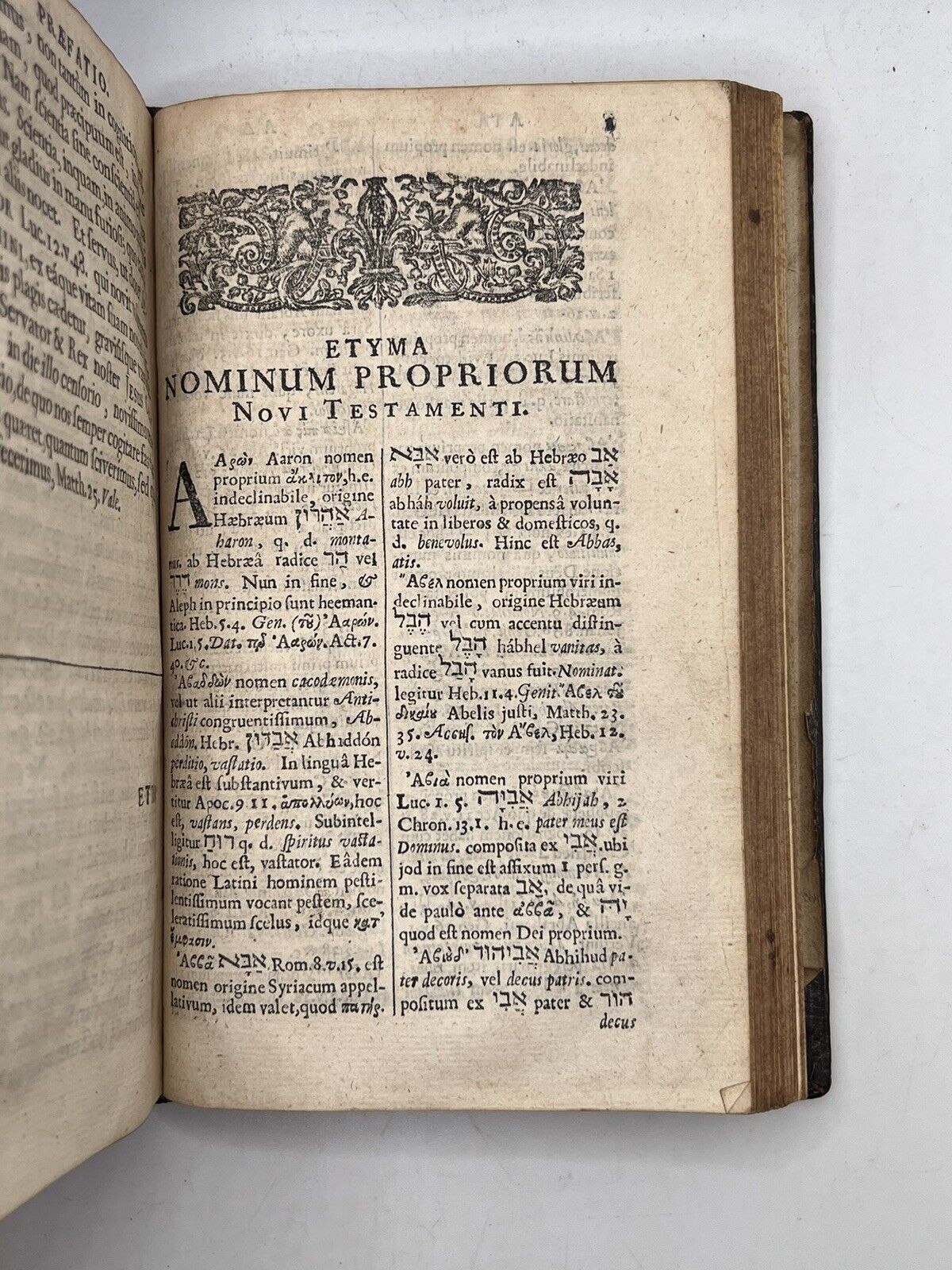 Greek-Latin Lexicon for the New Testament 1644