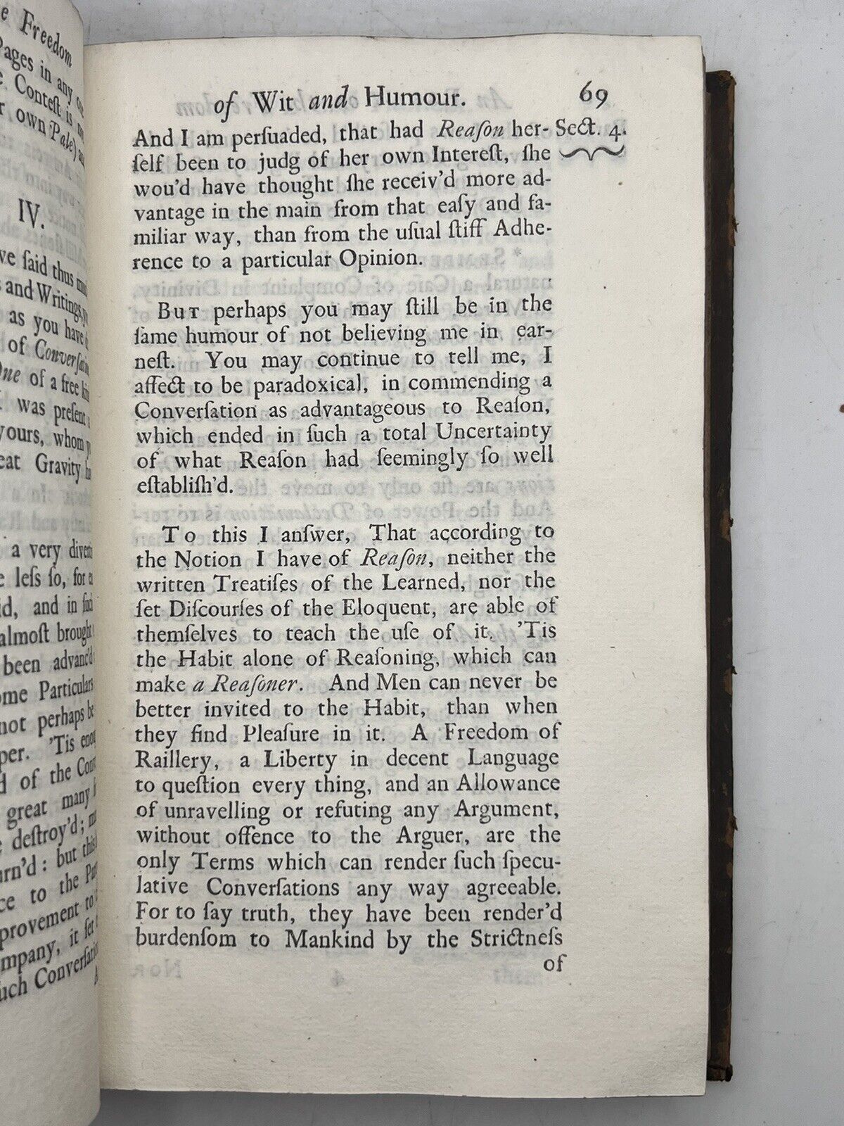 Characteristicks of Men by the Earl of Shaftesbury 1727