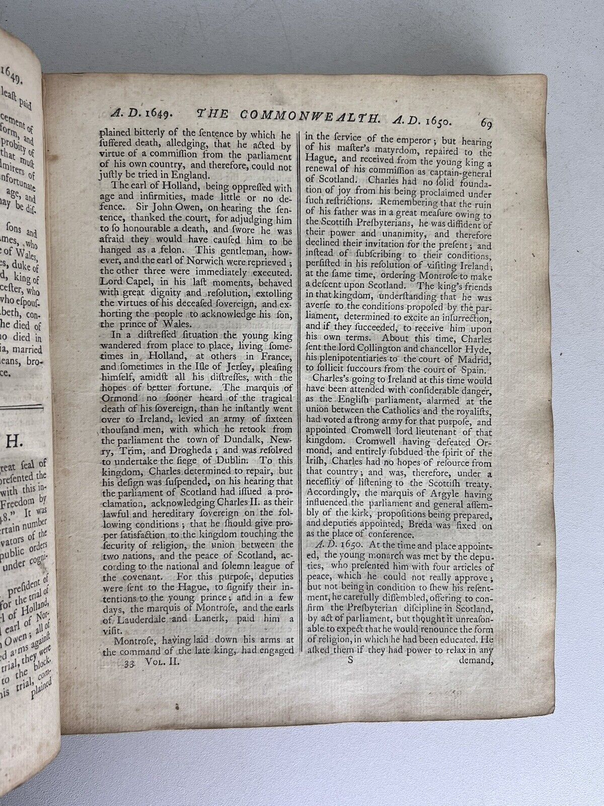 The History of England by Hugh Clarendon c.1768
