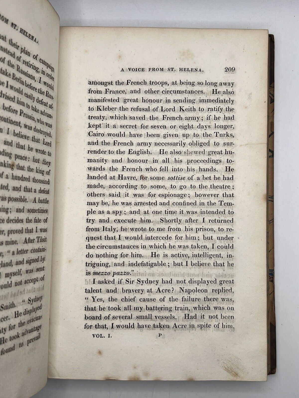 Napoleon in Exile by Barry E. O'Meara 1822