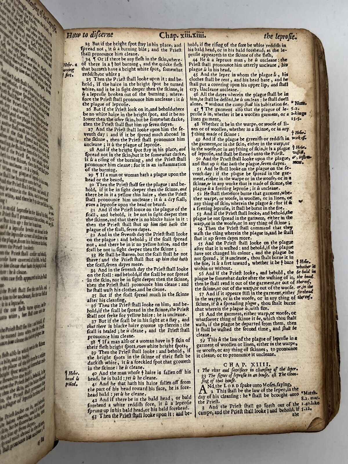 Antique King James Bible 1636-7