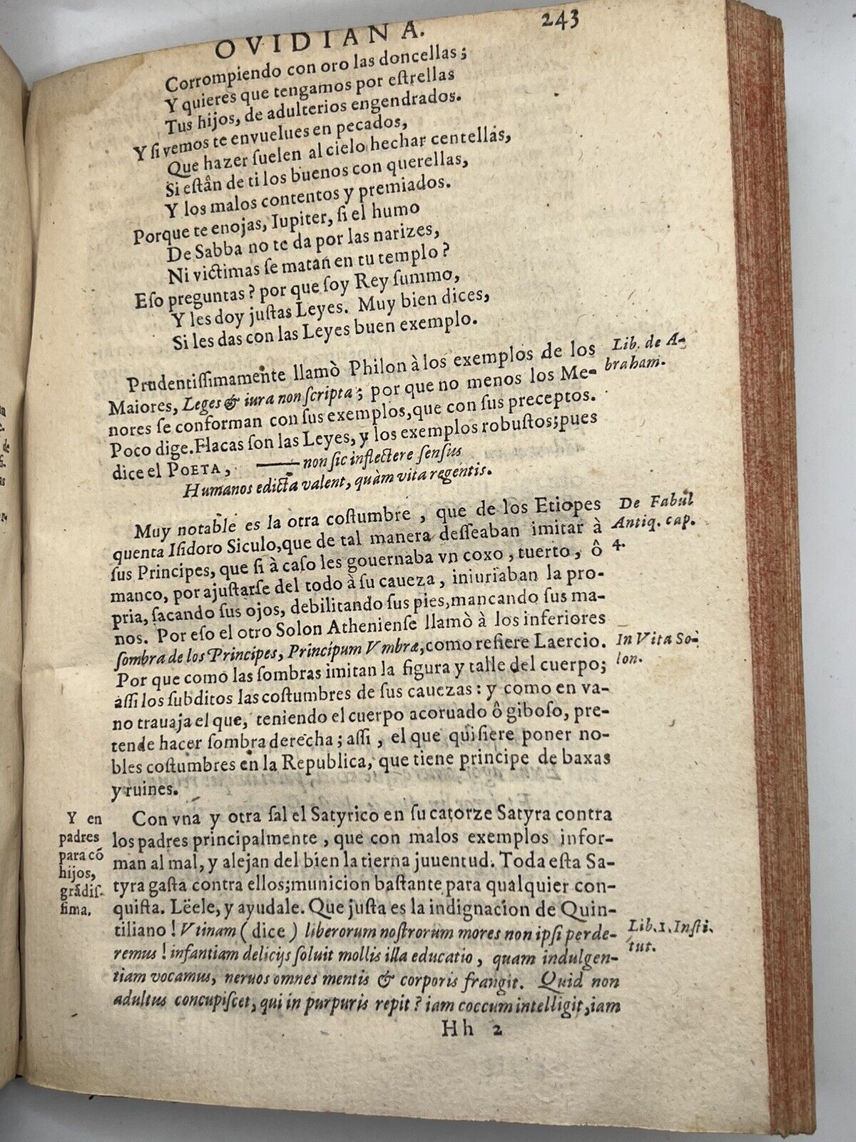 Ovid's Heroides 1628 Sebastian de Matienzo Commentary