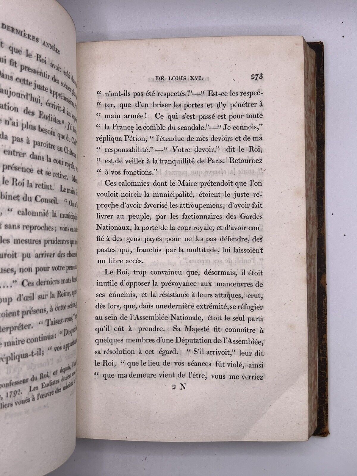 Life of Louis XVI by Francois Hue 1806