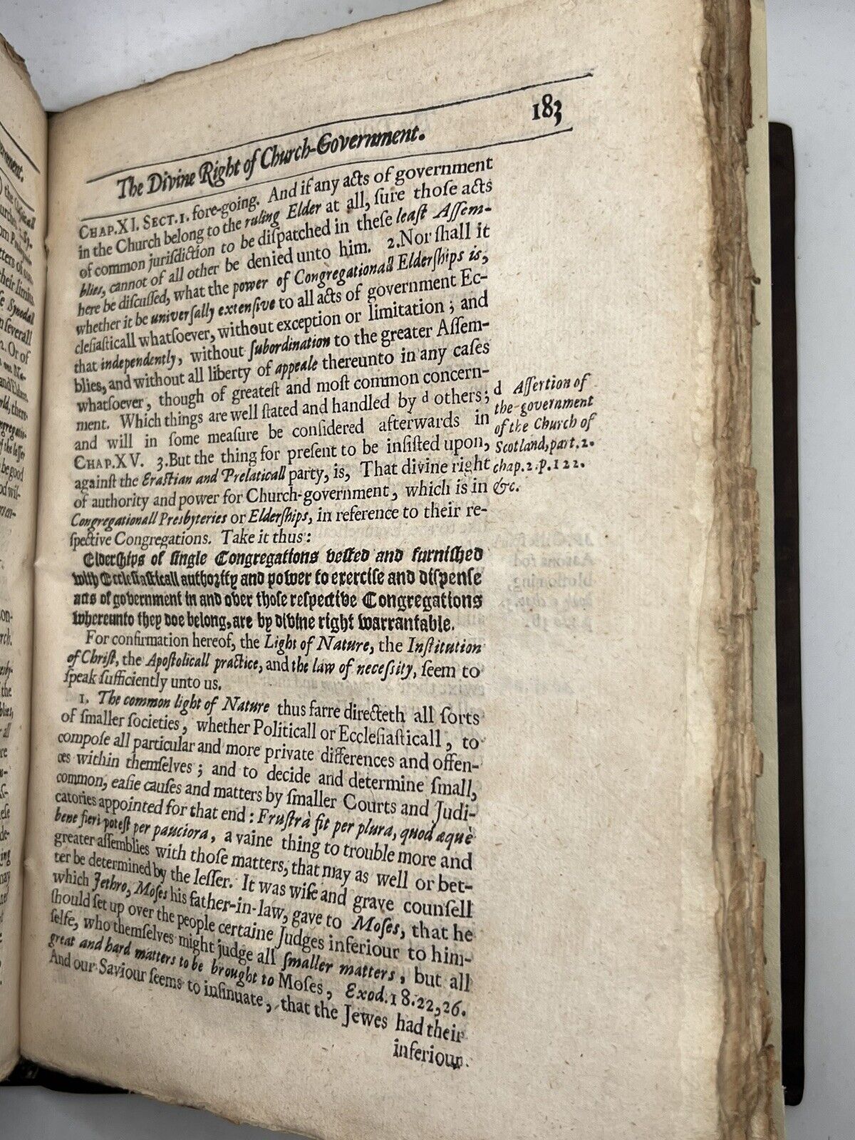 The Divine Right of Church-Government 1646
