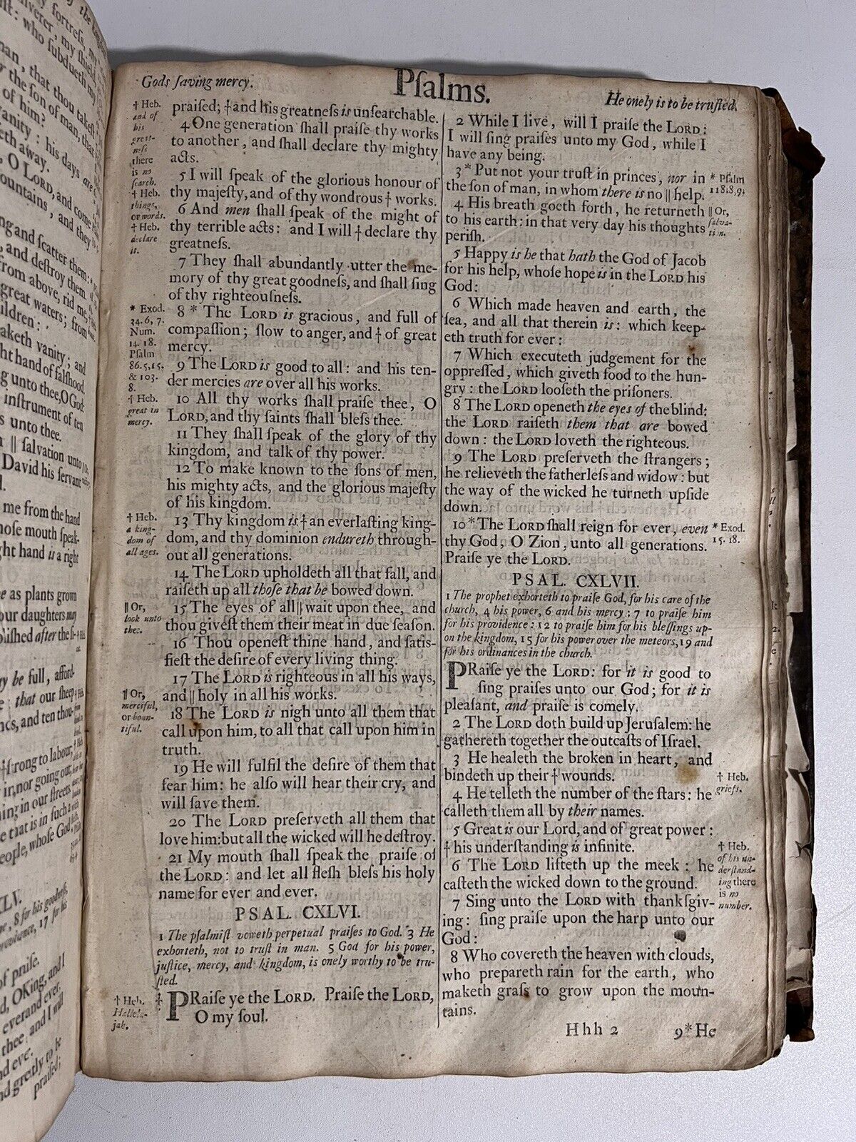 Antique King James Bible 1685